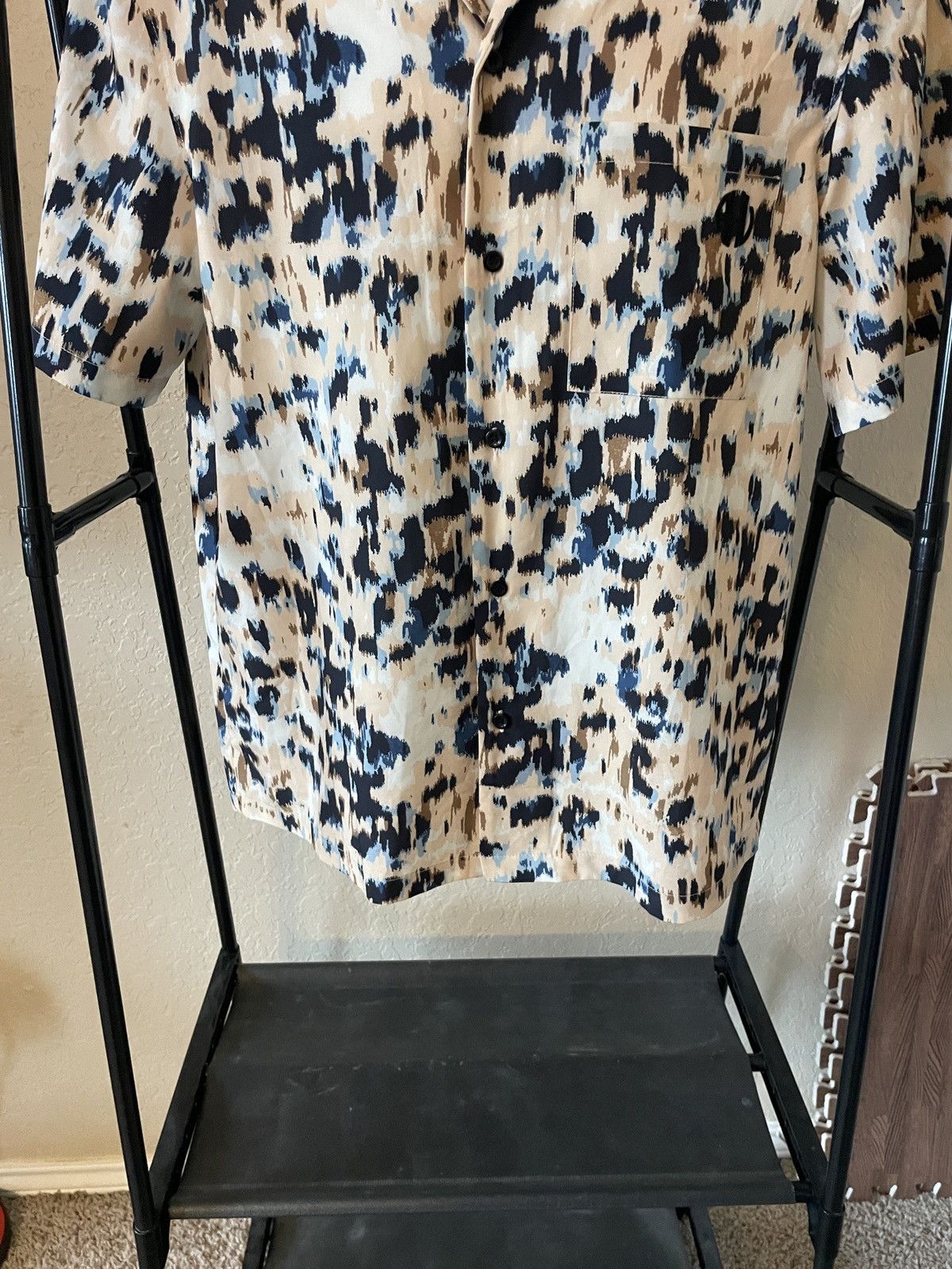 Rhude × Zara Patterned 1 Pocket SS button front shirt Size US S / EU 44-46 / 1 - 3 Thumbnail