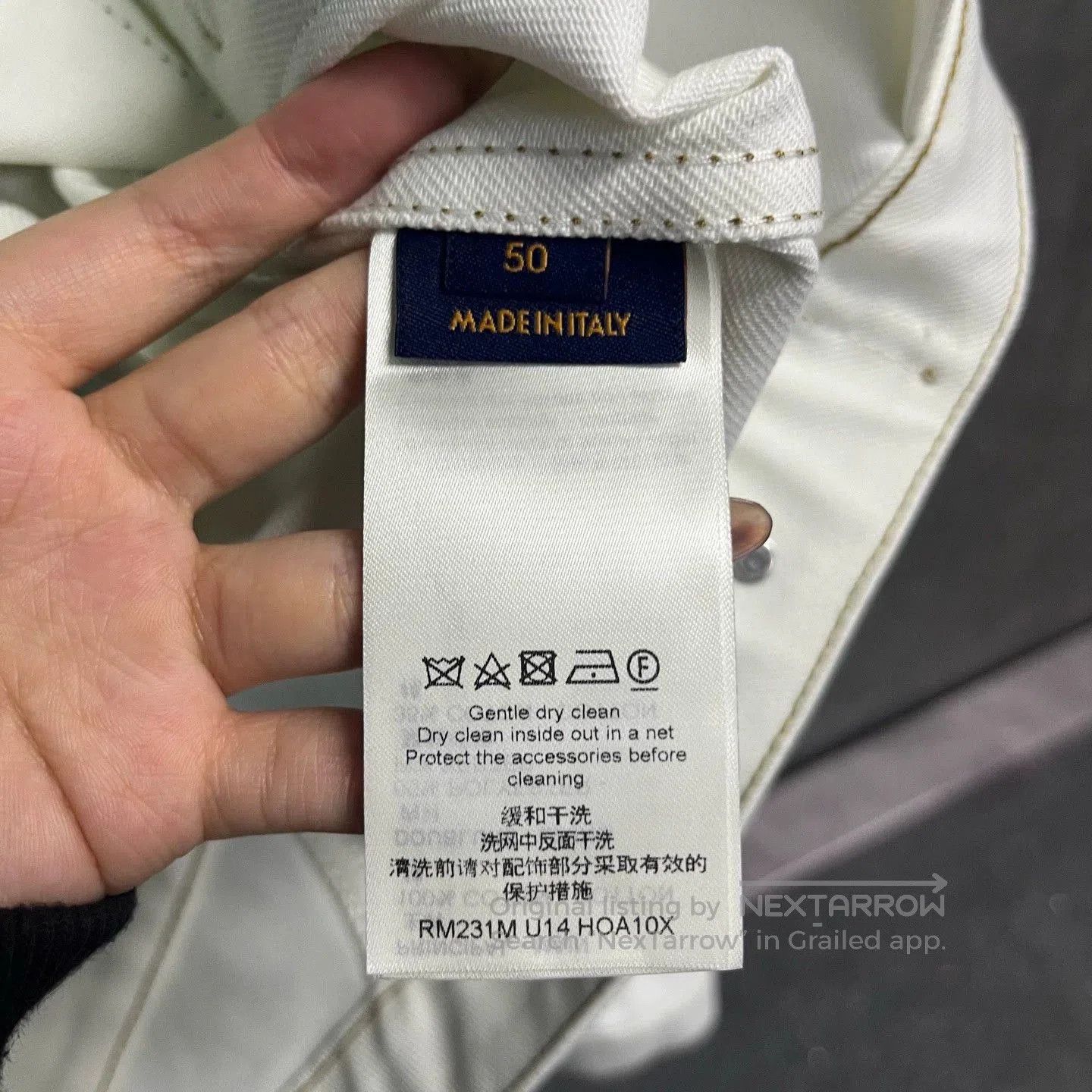 Louis Vuitton louis vuitton white denim jacket with graphic design. Size US L / EU 52-54 / 3 - 5 Thumbnail