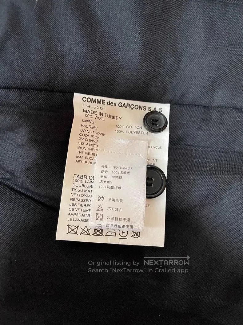 Comme des Garcons SHIRT Comme des Garcons Padded Black Blazer. Size US L / EU 52-54 / 3 - 4 Thumbnail