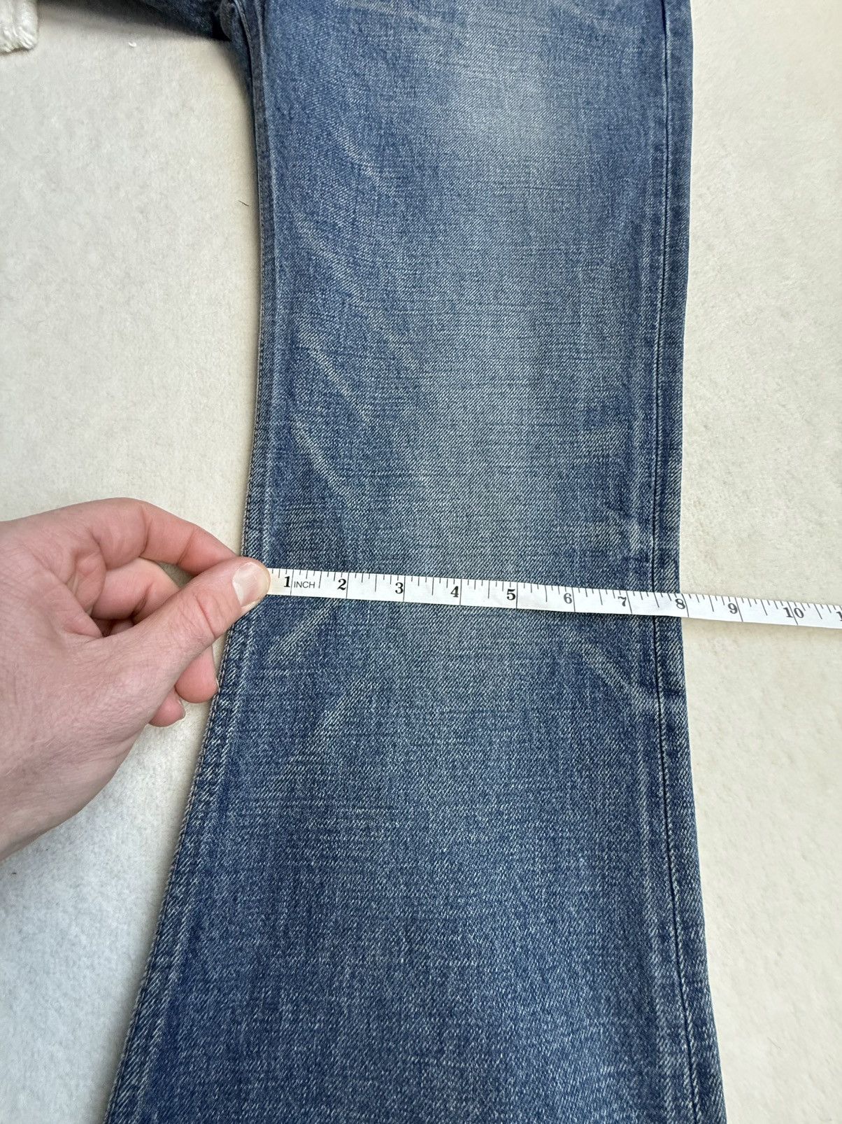 Celine SS24 Grail Celine Marco Union wash Kendrick flares jeans Size US 27 - 9 Thumbnail