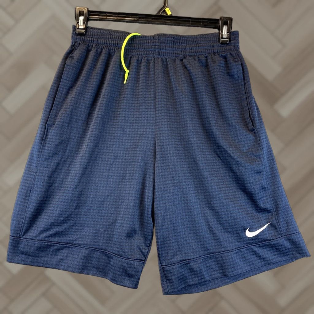 Nike Nike Dri Fit Basketball Shorts Men's M Navy Blue 73-53 / Valve? Size US 31 - 1 Thumbnail