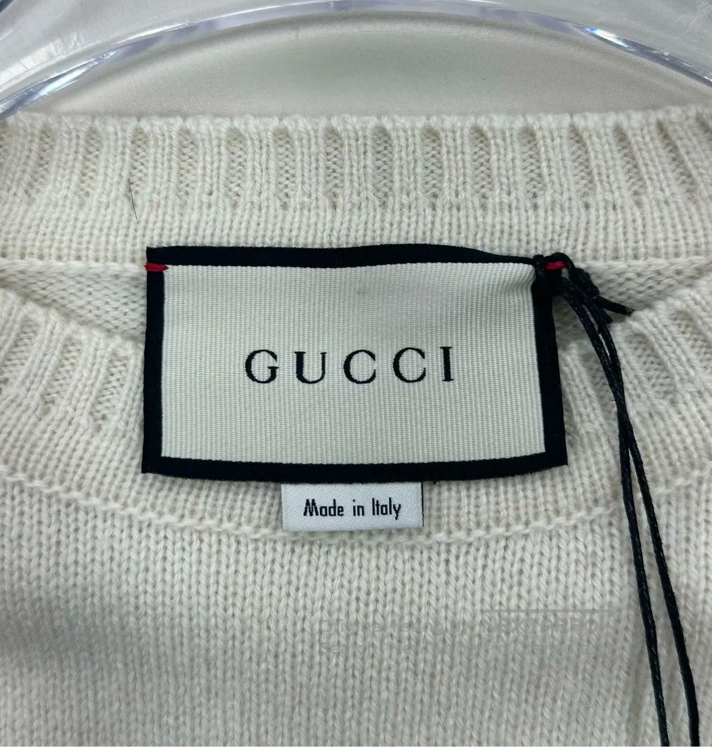 Gucci Guicci Beige horse-bit beige cashmere knit sweater| Size M / US 6-8 / IT 42-44 - 3 Thumbnail