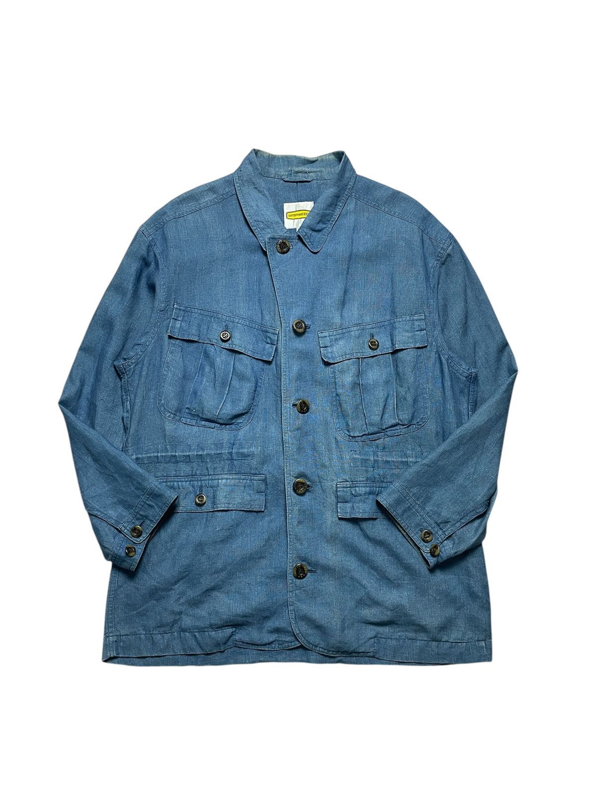 Issey Miyake 2000’s Intermezzo - Oversized Soft Denim Jacket Size US L / EU 52-54 / 3 - 1 Thumbnail