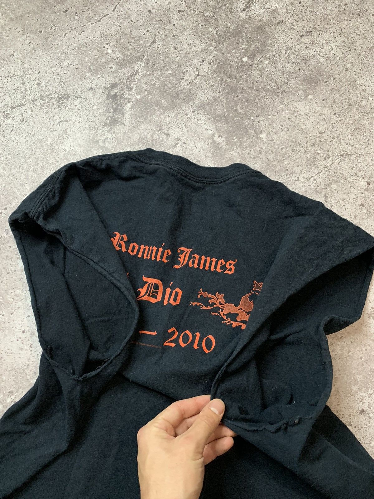 Band Tees Vintage 2012 Dio Ronnie James Dio RIP Tee (Pink Floyd ACDC) Size US XL / EU 56 / 4 - 8 Thumbnail