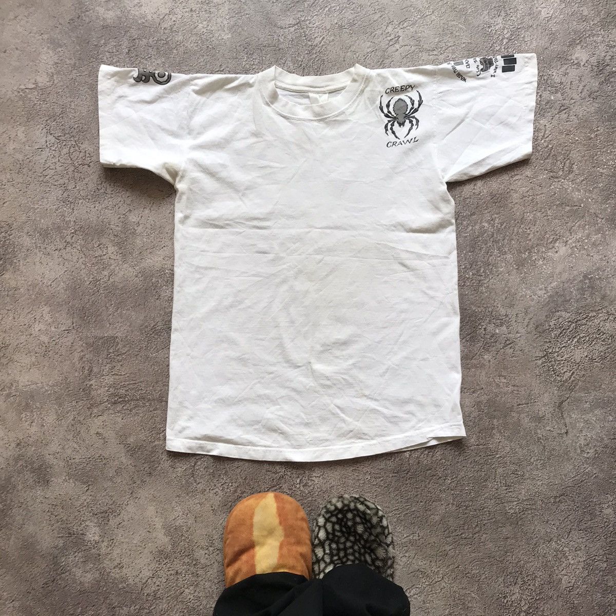 Vintage Vintage 90s Search Destroy Sun Faded Graphic Tee Punk Boxy L Size US L / EU 52-54 / 3 - 8 Thumbnail