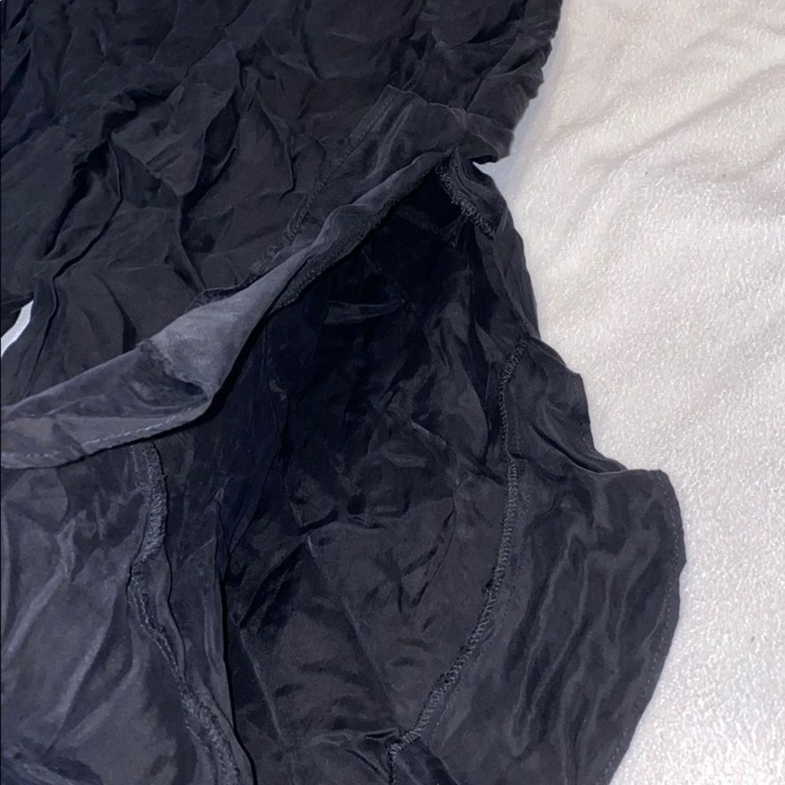 Other 1.state Black Ruffle Side Pants | Sz S Size 27" / US 4 / IT 40 - 3 Thumbnail