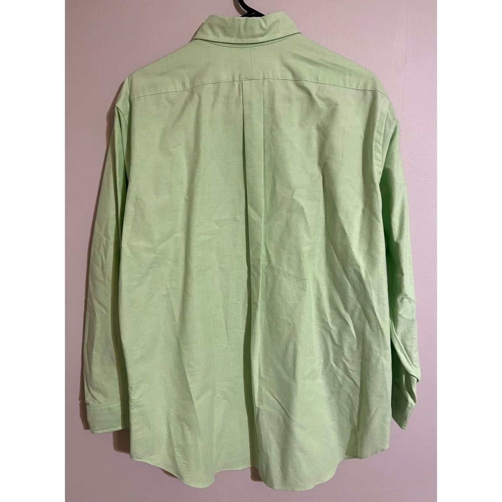 Polo Ralph Lauren Polo Ralph Lauren Classic Fit Dress Shirt Men's 17 32/33 Pastel Green L/S Button Size 46R - 4 Thumbnail