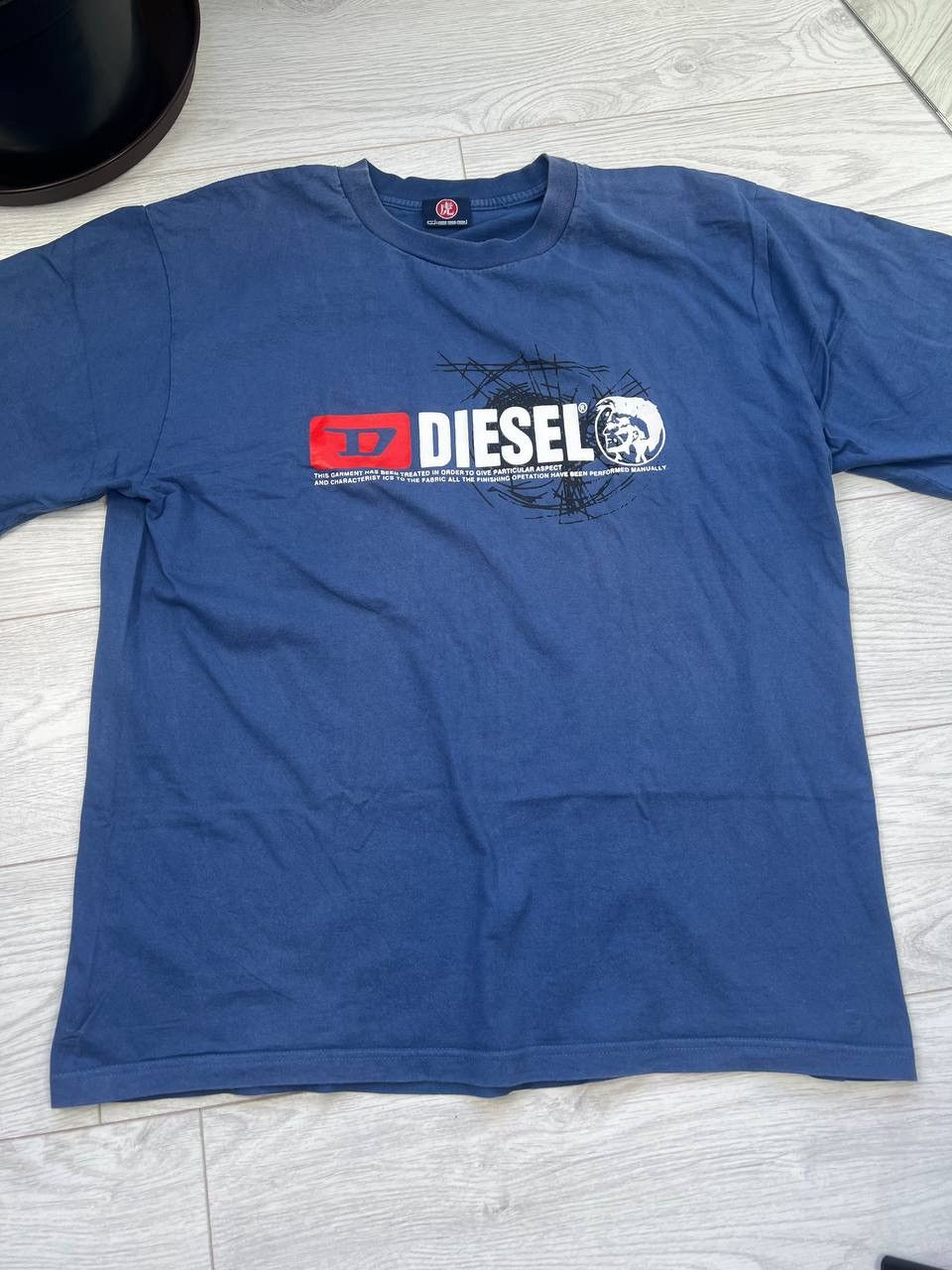 Diesel × Vintage 💎 Diesel Vintage Y2K Spell out T-shirt Style Tee Black Size US XL / EU 56 / 4 - 4 Thumbnail