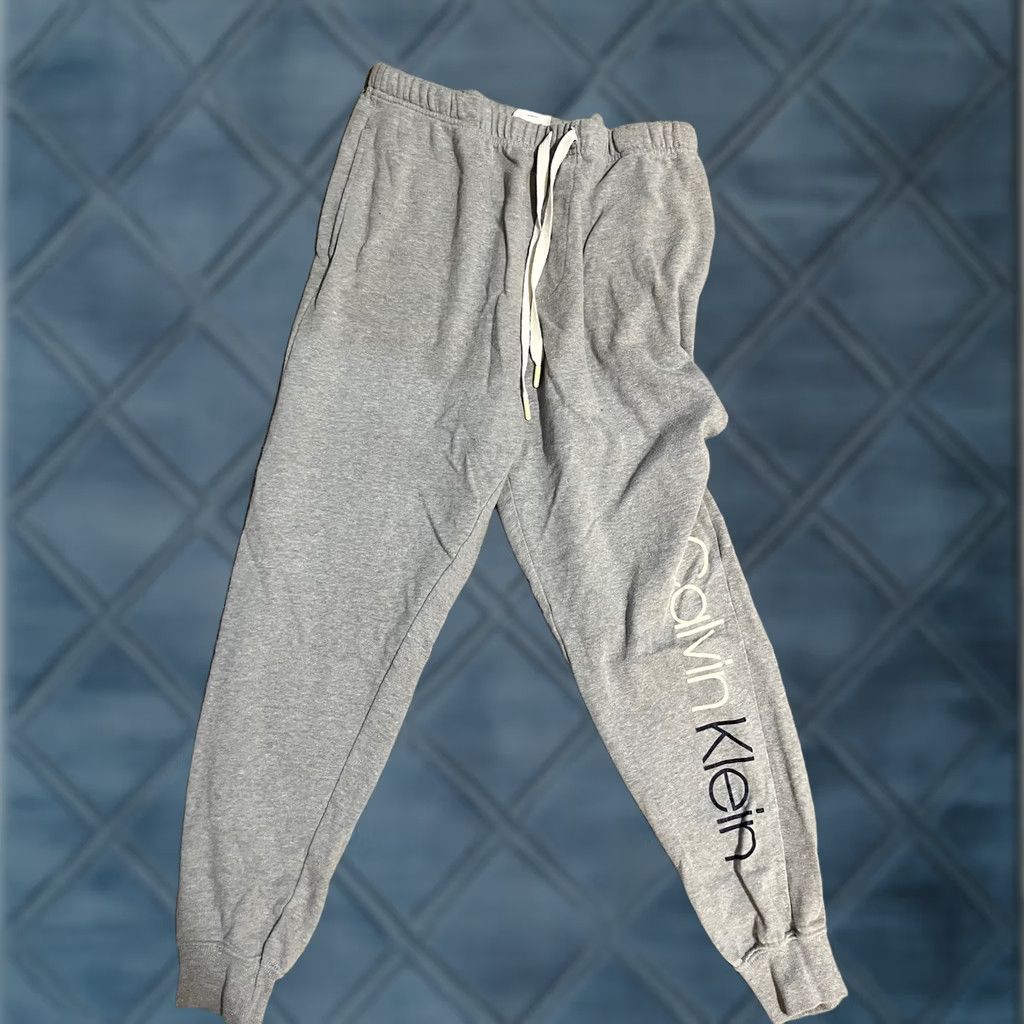 Calvin Klein Calvin Klein Sweatpants Logo Women CK Performance Gray M Sweatpants, Medium, Cotton/Polyester, Lounge, Sleepwear, Activewear Size 32" / US 10 / IT 46 - 1 Thumbnail