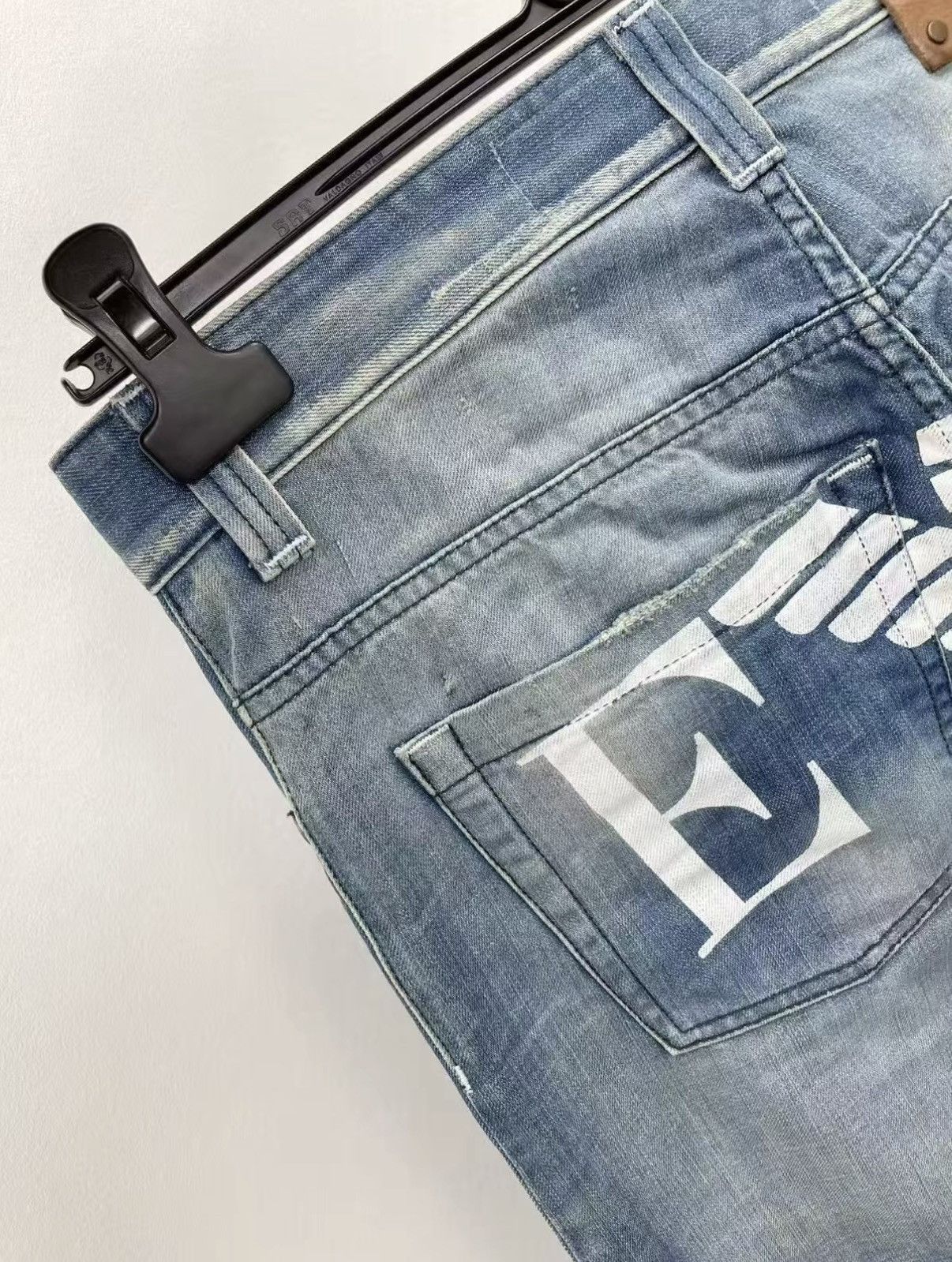 Armani ARMANI EA 100% Cotton Washed Jeans J30 Size US 31 - 6 Thumbnail