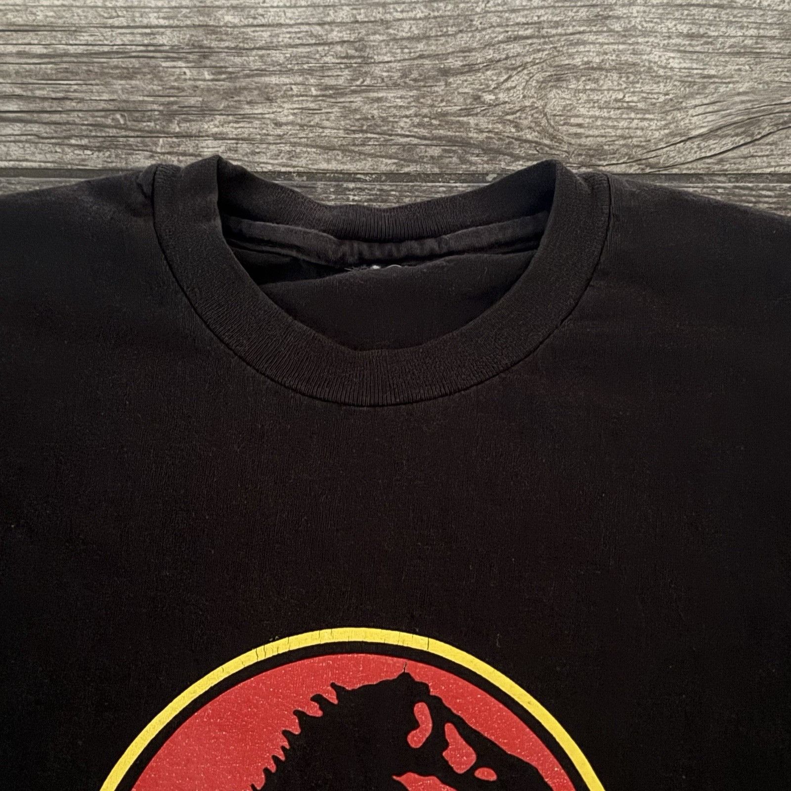 Vintage VTG 1992 JURASSIC PARK MOVIE PROMO T-SHIRT TEE BLACK SZ S SM Size US S / EU 44-46 / 1 - 5 Thumbnail