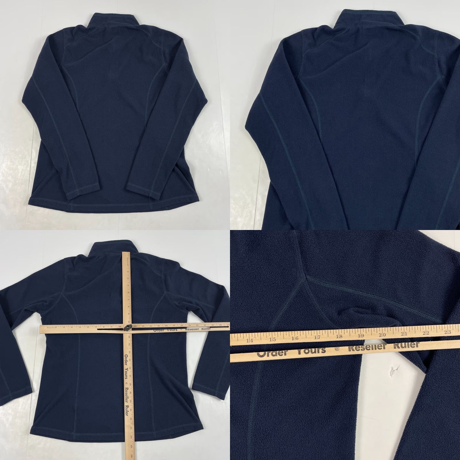 The North Face The North Face Jacket Womens Medium Blue Fleece 1/4 Zip Pullover Outdoor Warm Wind-Resistant Logo Embroidered Regular M Womens Size M / US 6-8 / IT 42-44 - 8 Thumbnail