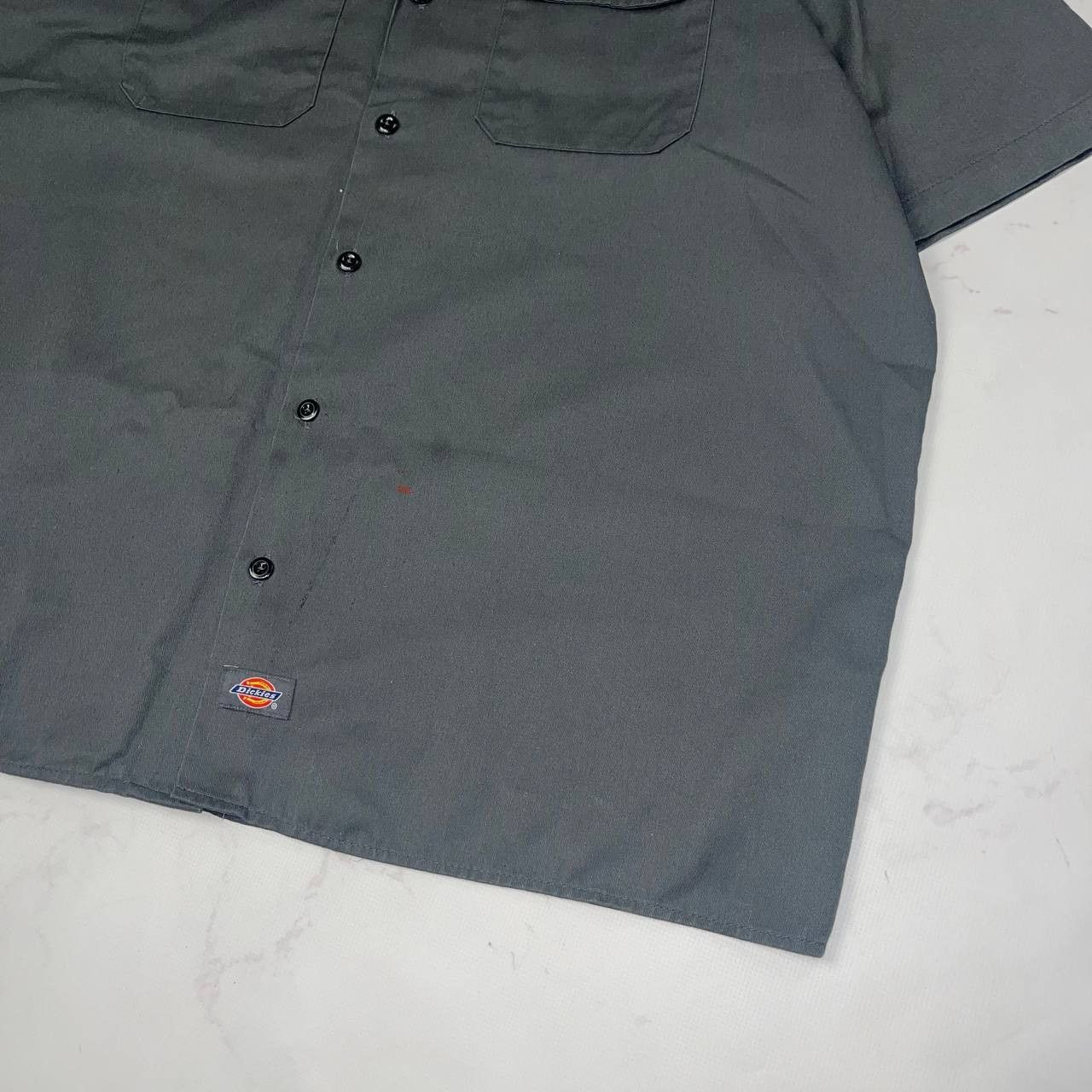 Dickies Vintage Dickies Blend Gray Uniforms Shirt Short Sleeve Sz XL Size US XL / EU 56 / 4 - 9 Thumbnail