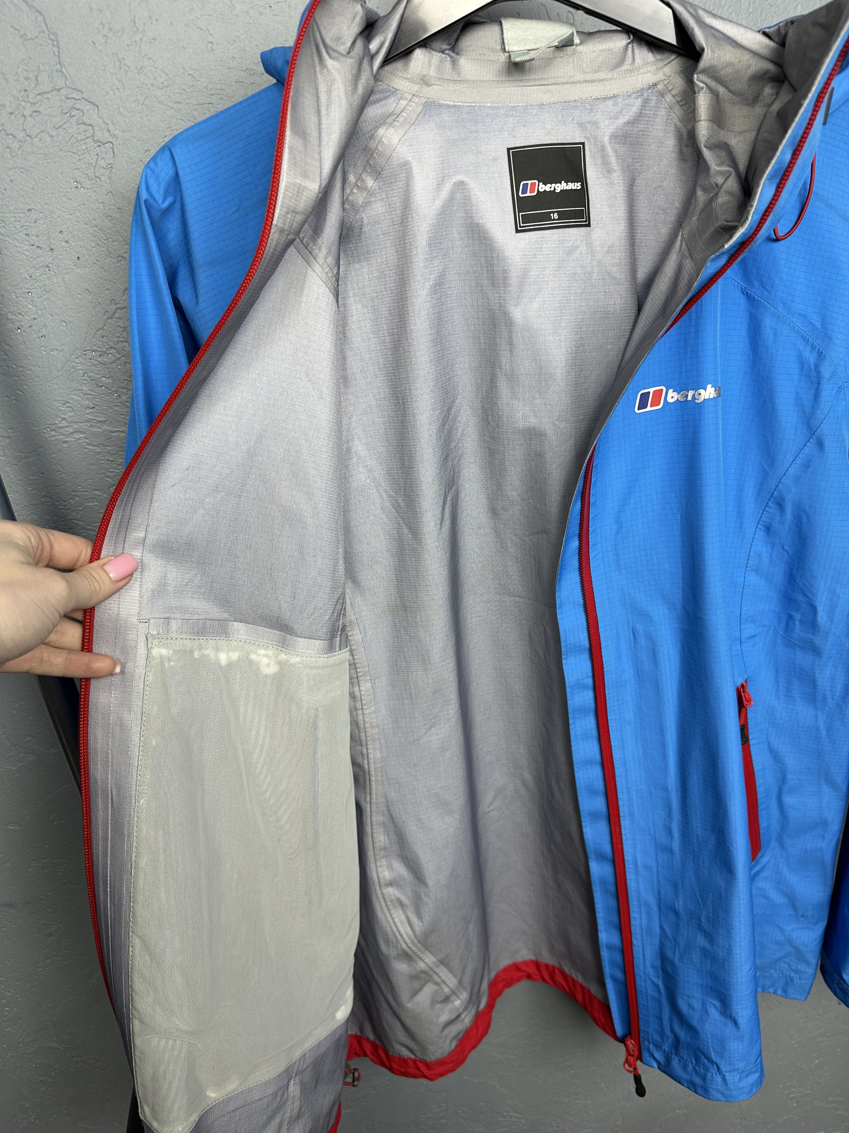 Berghaus Berghaus Womens Gore-Tex Windbreaker Jacket Size XL / US 12-14 / IT 48-50 - 7 Thumbnail