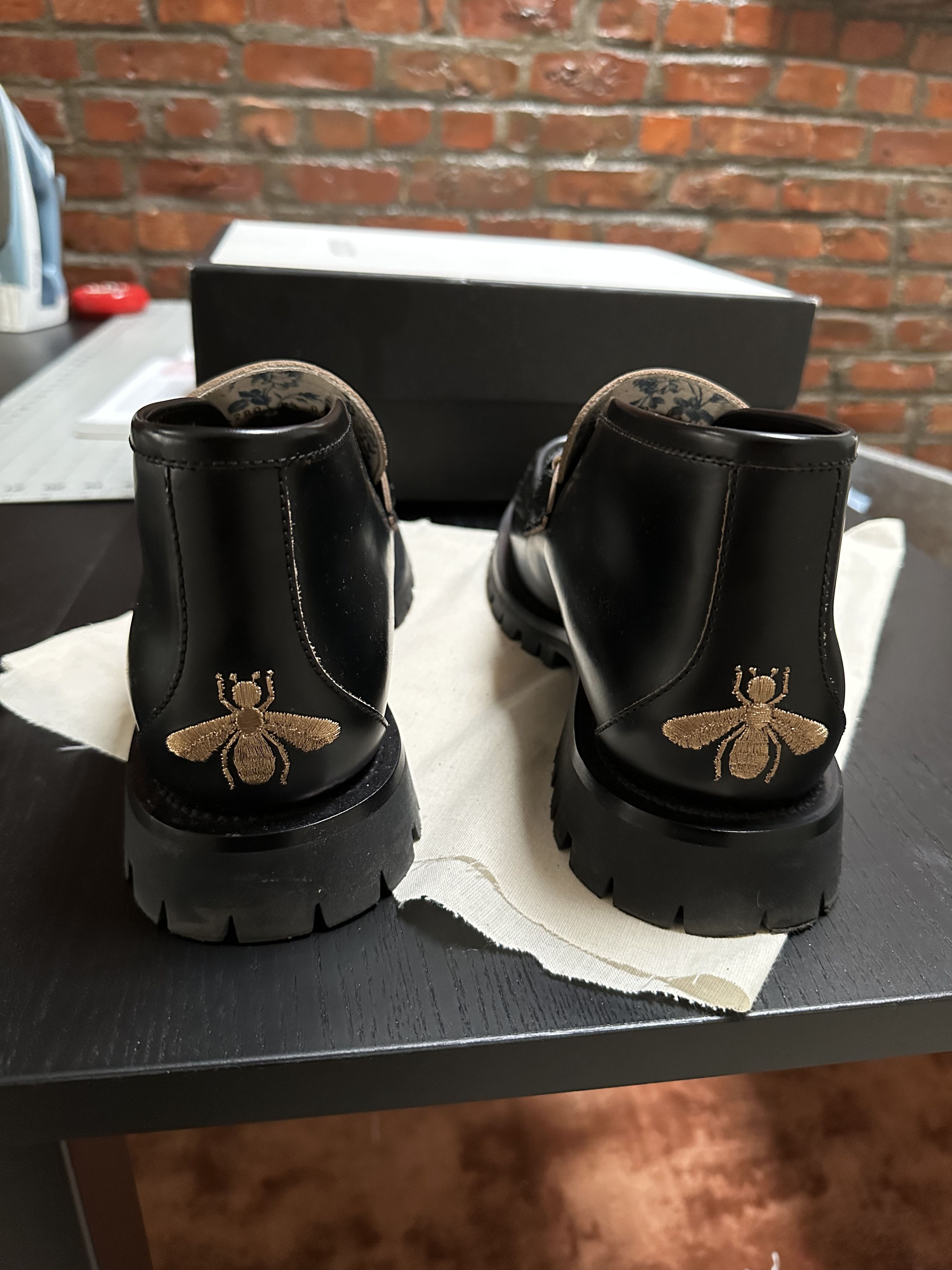 Gucci Horsebit Accent Leather Rain Boots Size US 8.5 / EU 41-42 - 4 Thumbnail