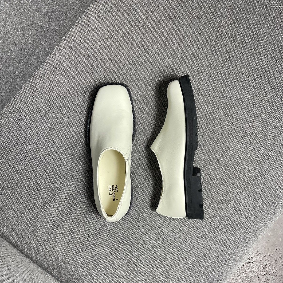Studio Nicholson Rare Studio Nicholson Zara Leather Vibram Platform Loafers Size US 12 / EU 45 - 1 Preview