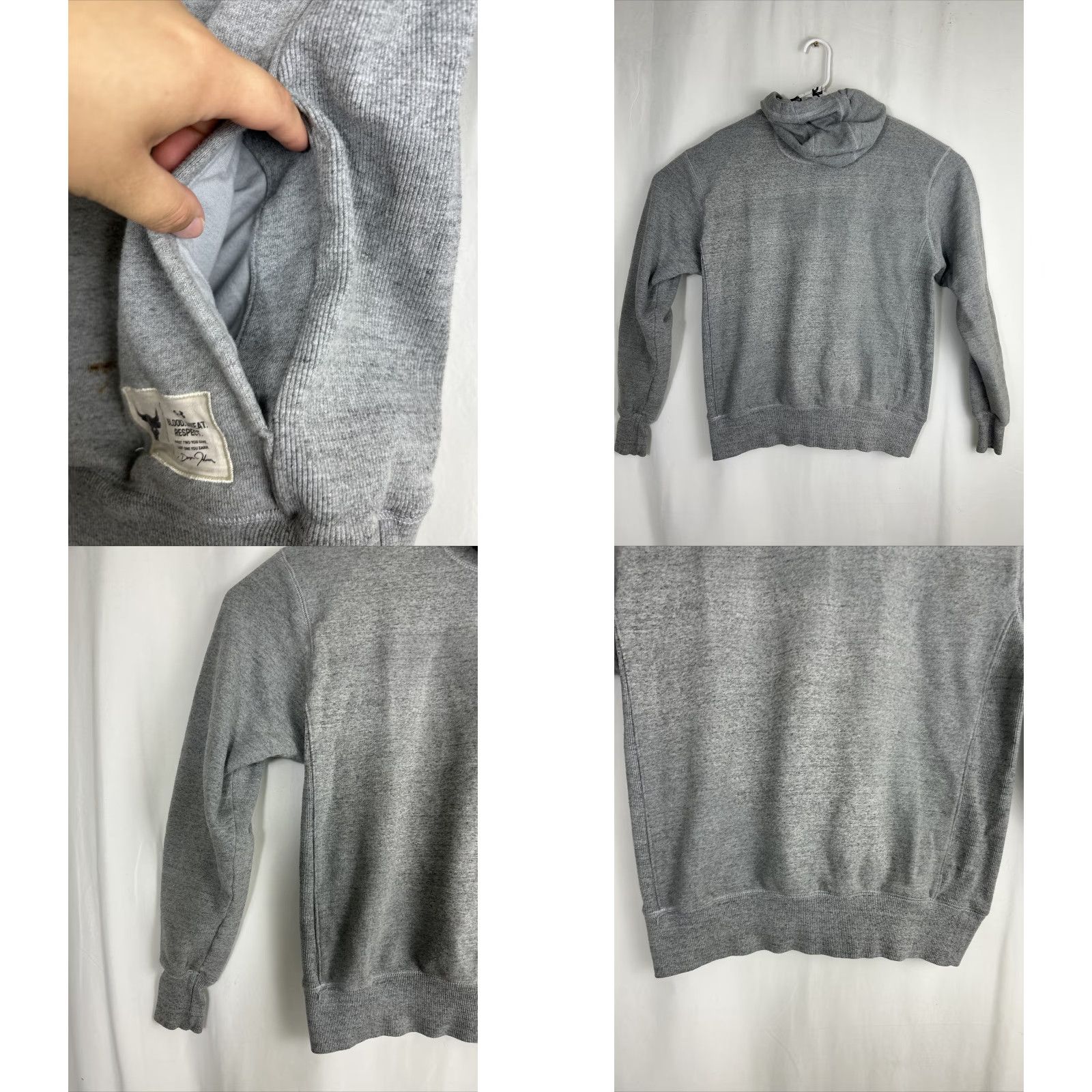Under Armour VINTAGE Project Rock x Under Armour UA Brahma Bull Warm Up Hoodie Men’s Sz Small Gray Size US S / EU 44-46 / 1 - 8 Thumbnail
