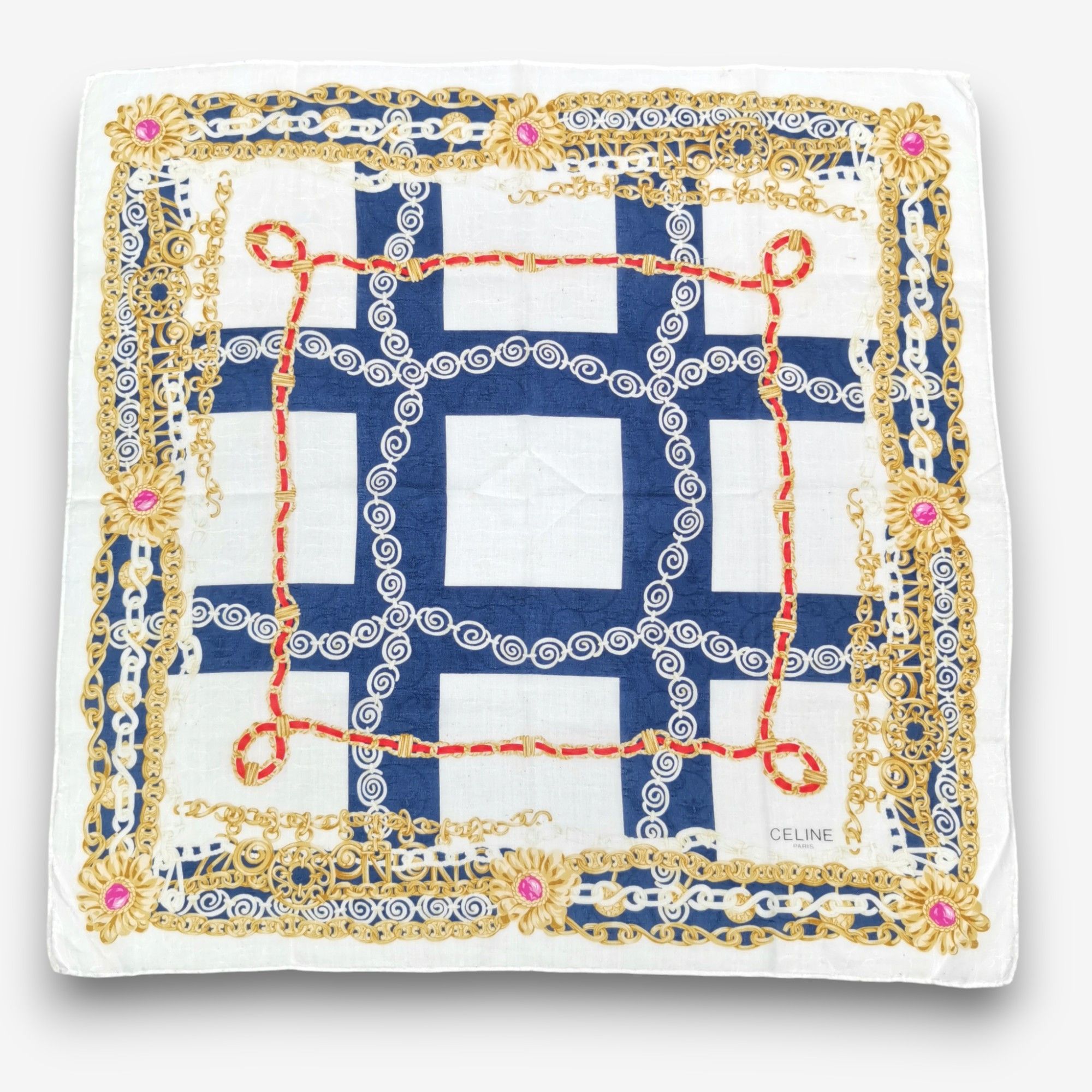 Celine Vintage Celine Handkerchief Neckerchief Bandana Size ONE SIZE - 1 Thumbnail