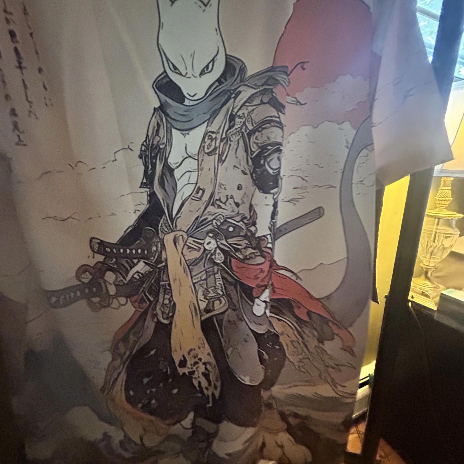 Unknown London Epic Samurai Cat Warrior Graphic T-Shirt - Medium Size US M / EU 48-50 / 2 - 6 Thumbnail