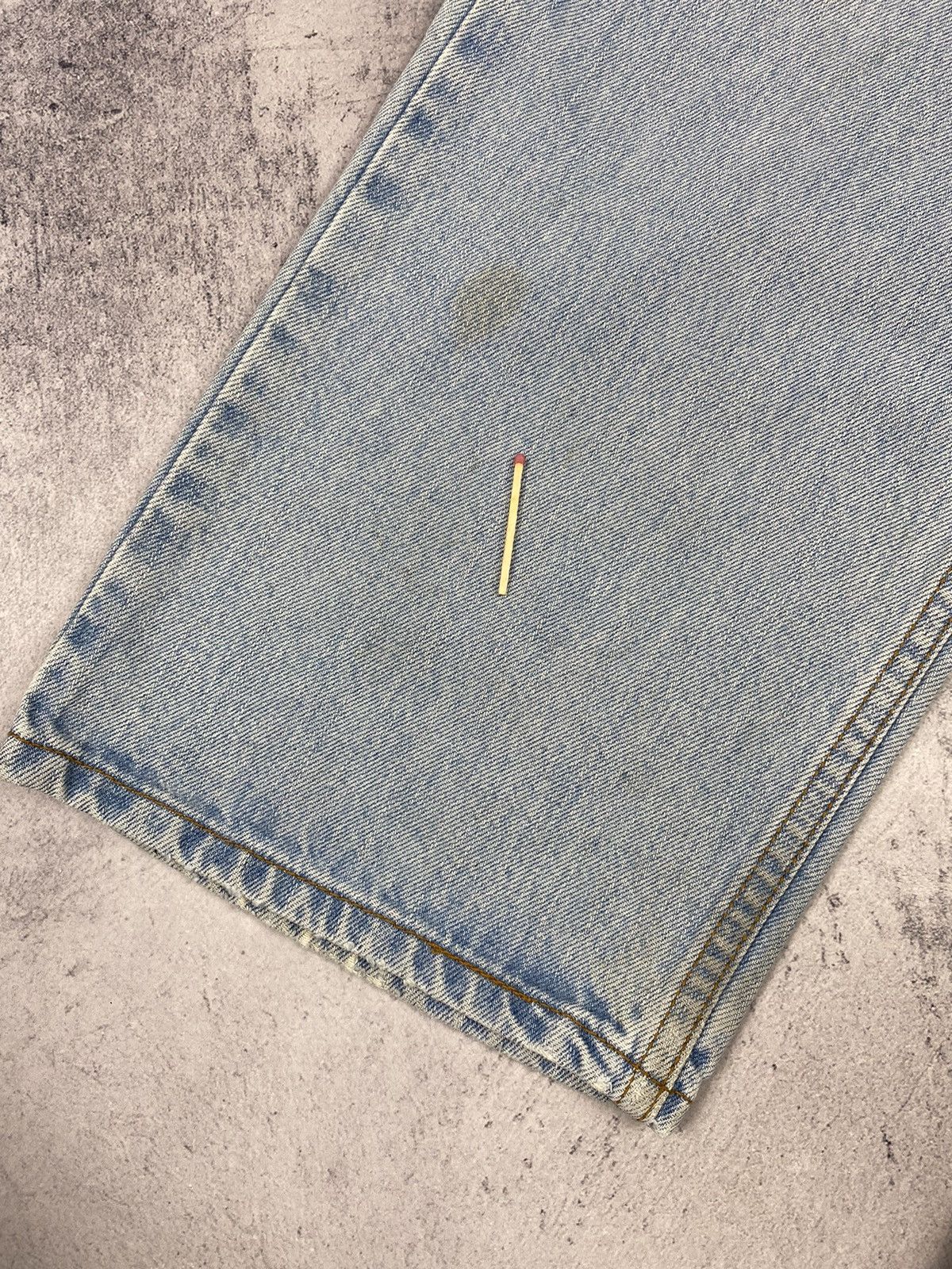 Levi's × Vintage Vintage Levis 505 Regular Fit Dissected Blue Denim Jeans Size US 34 / EU 50 - 16 Thumbnail