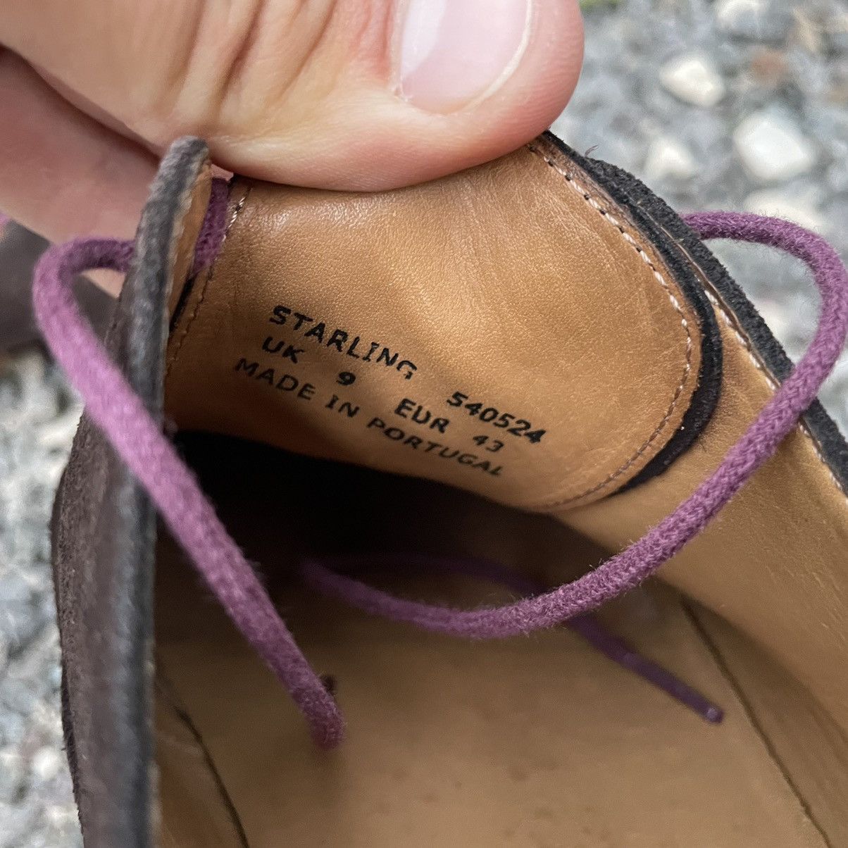 Paul Smith 9 PAUL SMITH Brown Suede Leather Hand Made Derby Shoes Size US 9 / EU 42 - 2 Thumbnail