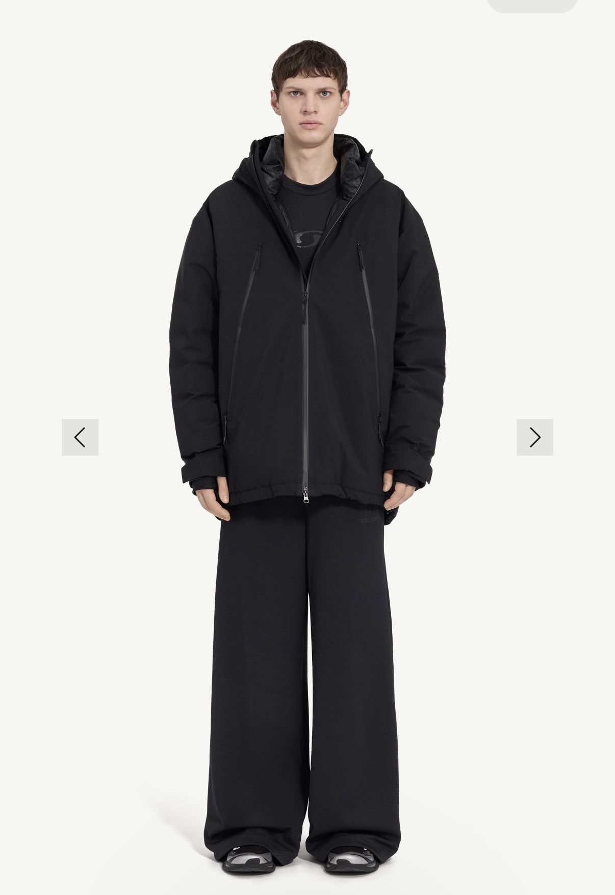 Maison Margiela × Salomon MM6 x Salomon technical jacket-Black Size US M / EU 48-50 / 2 - 1 Thumbnail
