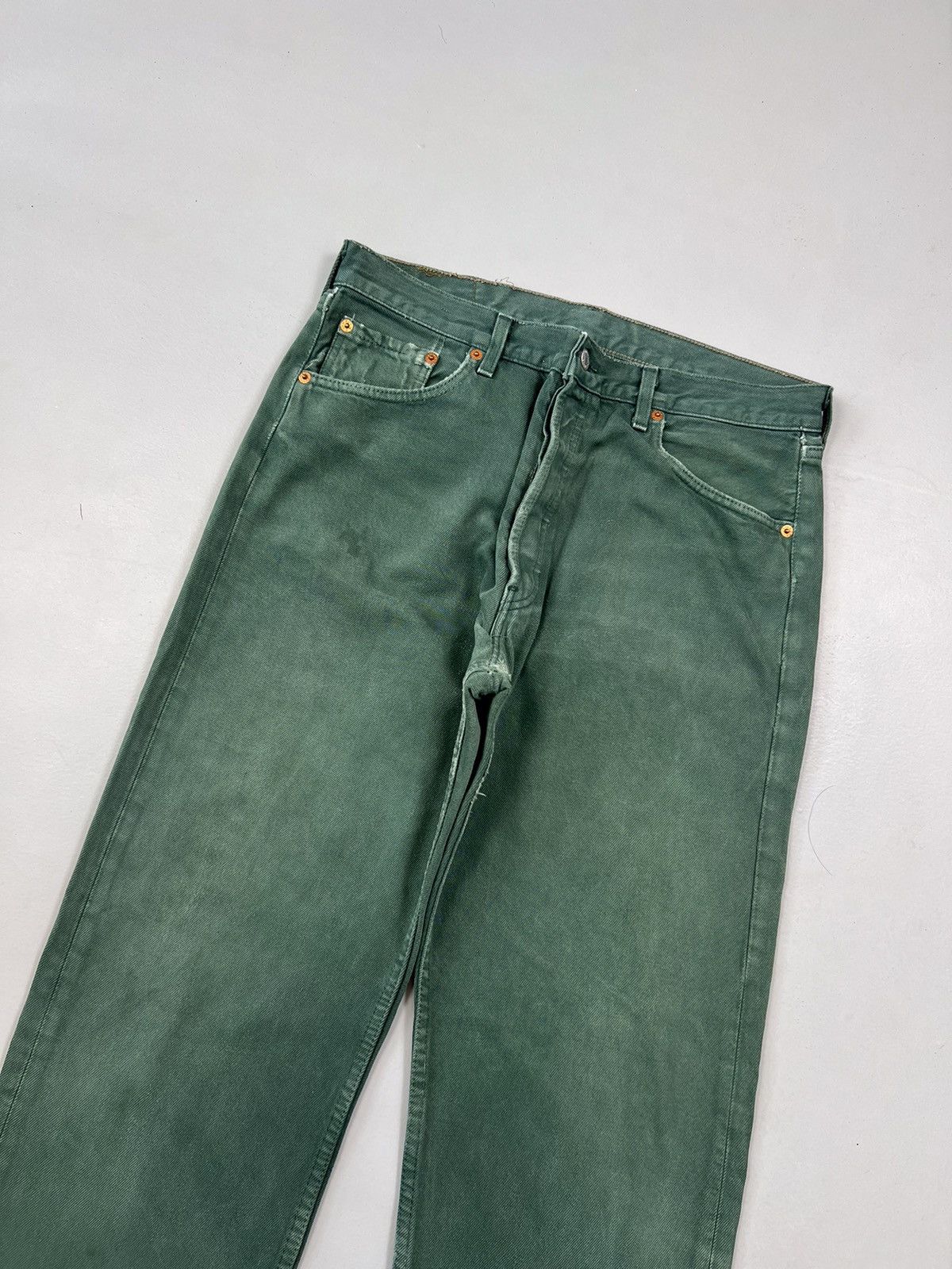 Levi's Vintage faded Levi’s papertag 501 denim Size US 32 / EU 48 - 3 Thumbnail