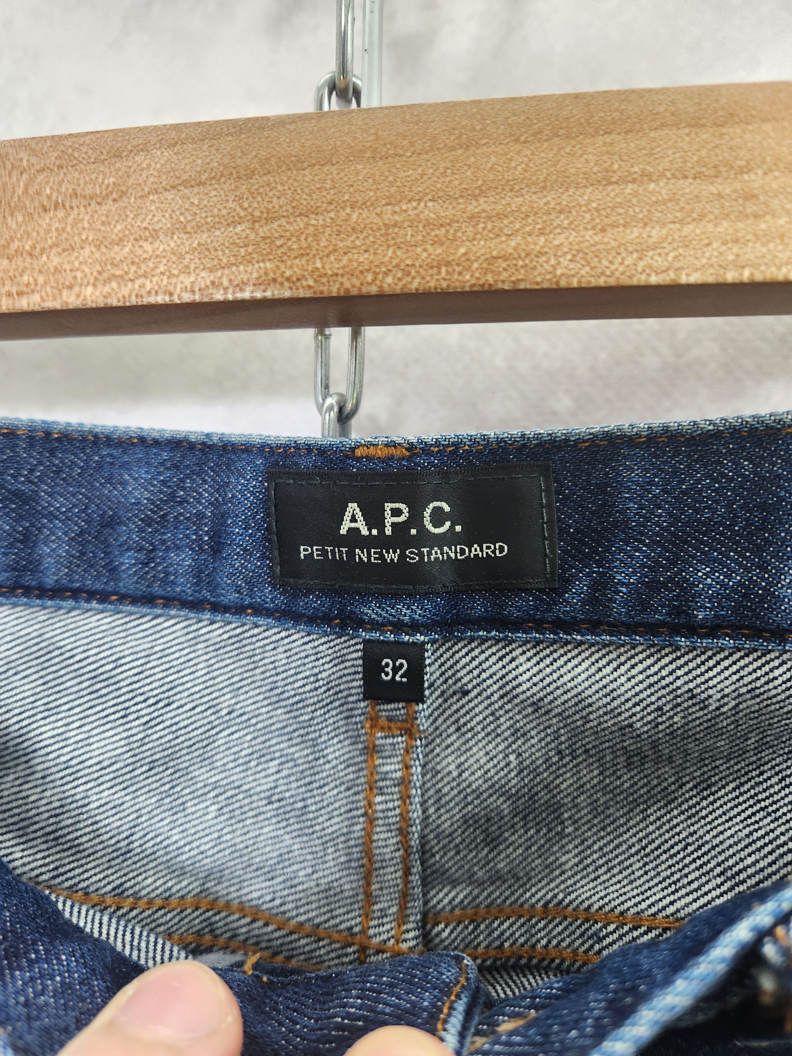 A.P.C. APC denim straight blue jeans size 32 Size US 32 / EU 48 - 11 Thumbnail