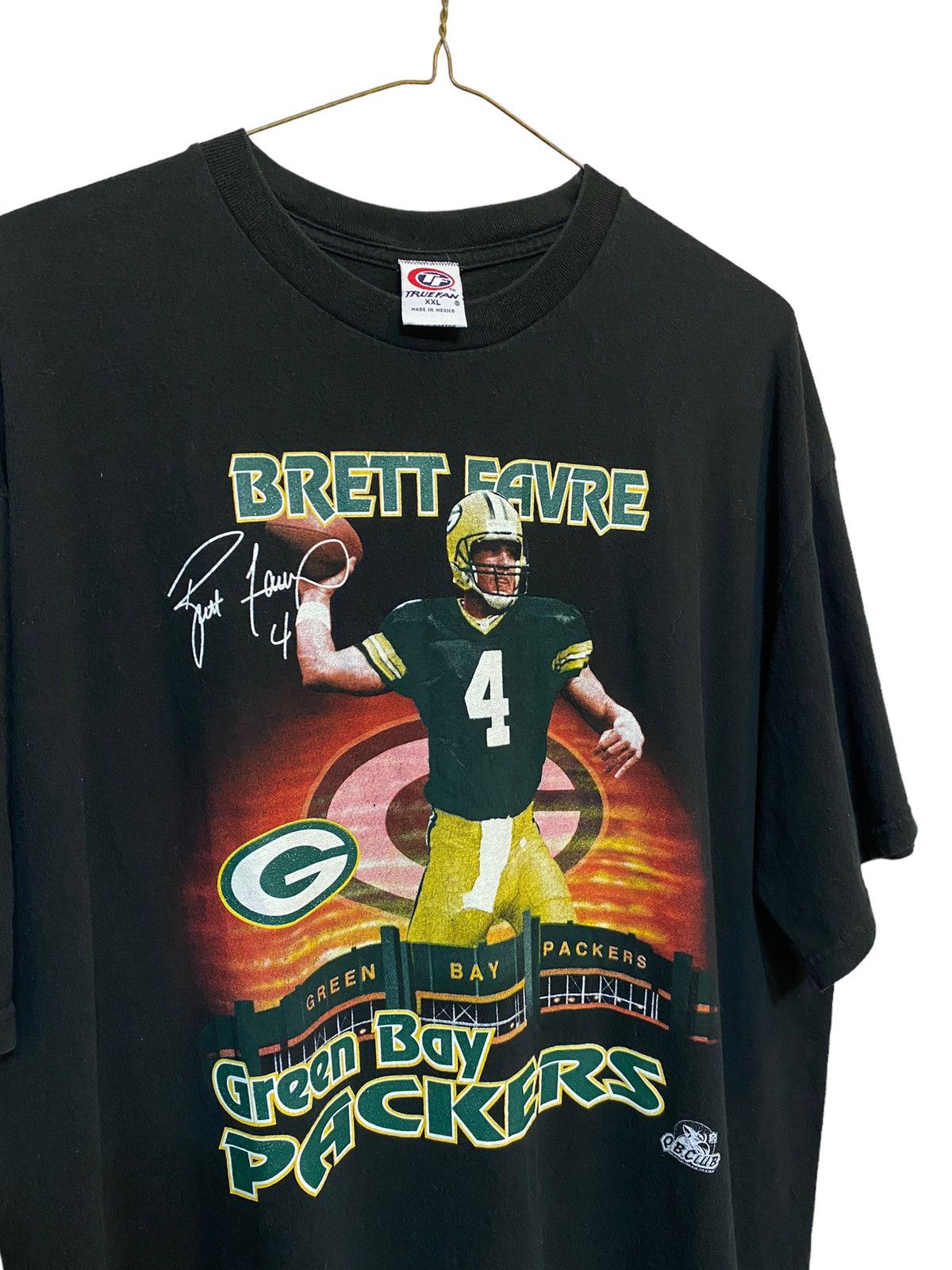 NFL Vintage True Fan NFL Green Bay Packers Brett Favre T Shirt Size US XXL / EU 58 / 5 - 3 Thumbnail