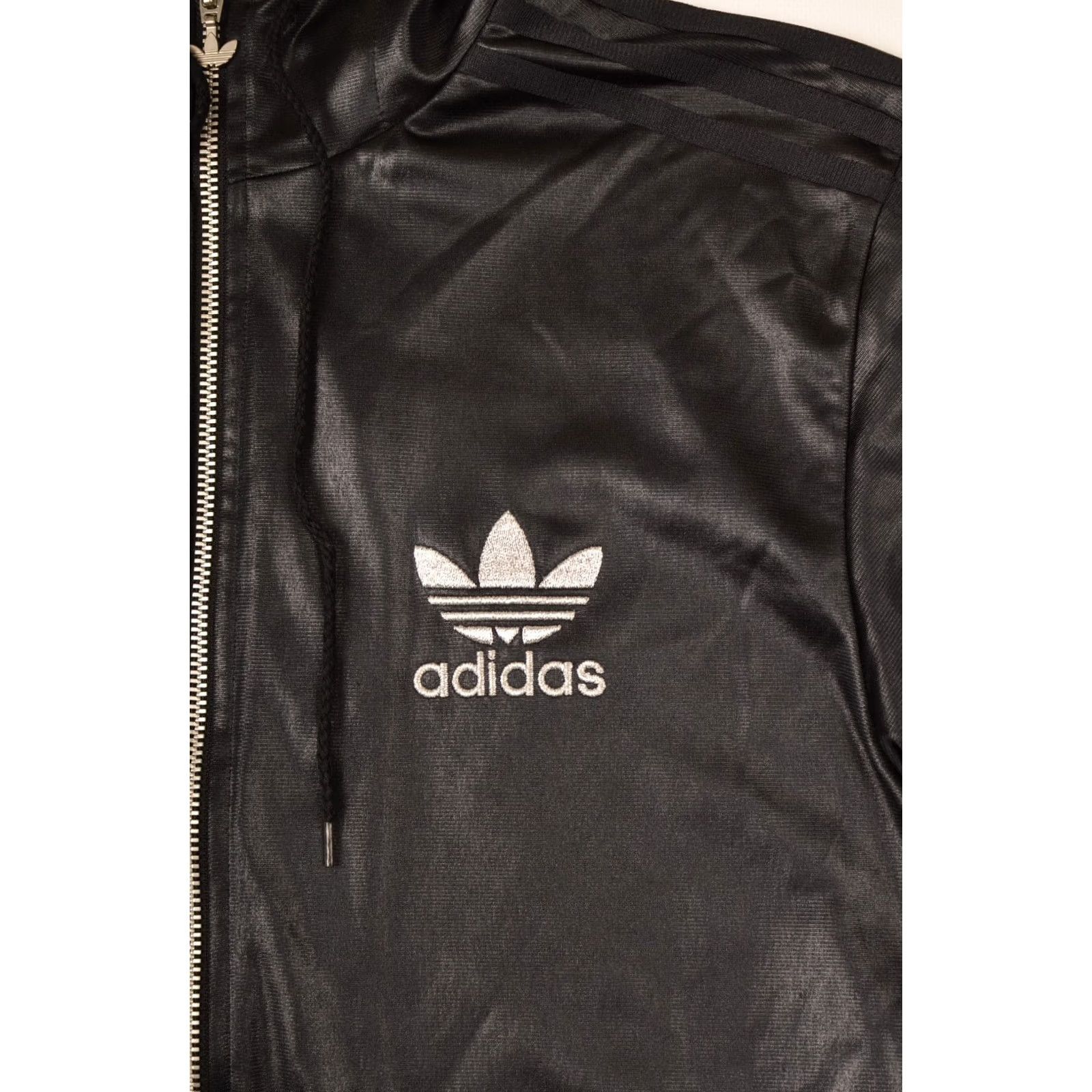 Adidas Adidas Chile 62 Vintage 2009 Shiny Black Track Jacket S Men Size S E88657 Size US S / EU 44-46 / 1 - 2 Thumbnail