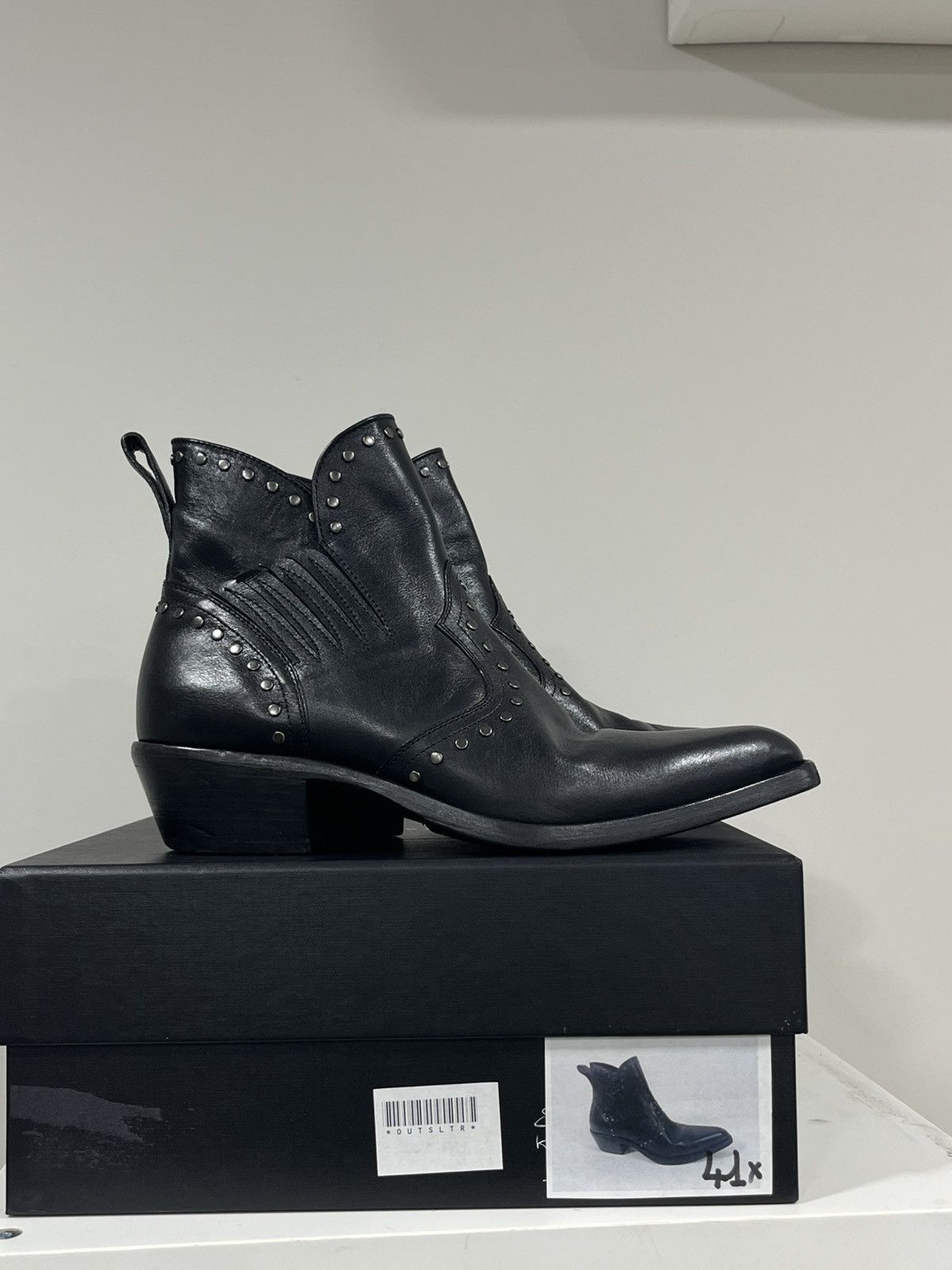 Saint Laurent Paris Studded Dakota Chelsea Boots 41.5 Size US 8.5 / EU 41-42 - 7 Thumbnail