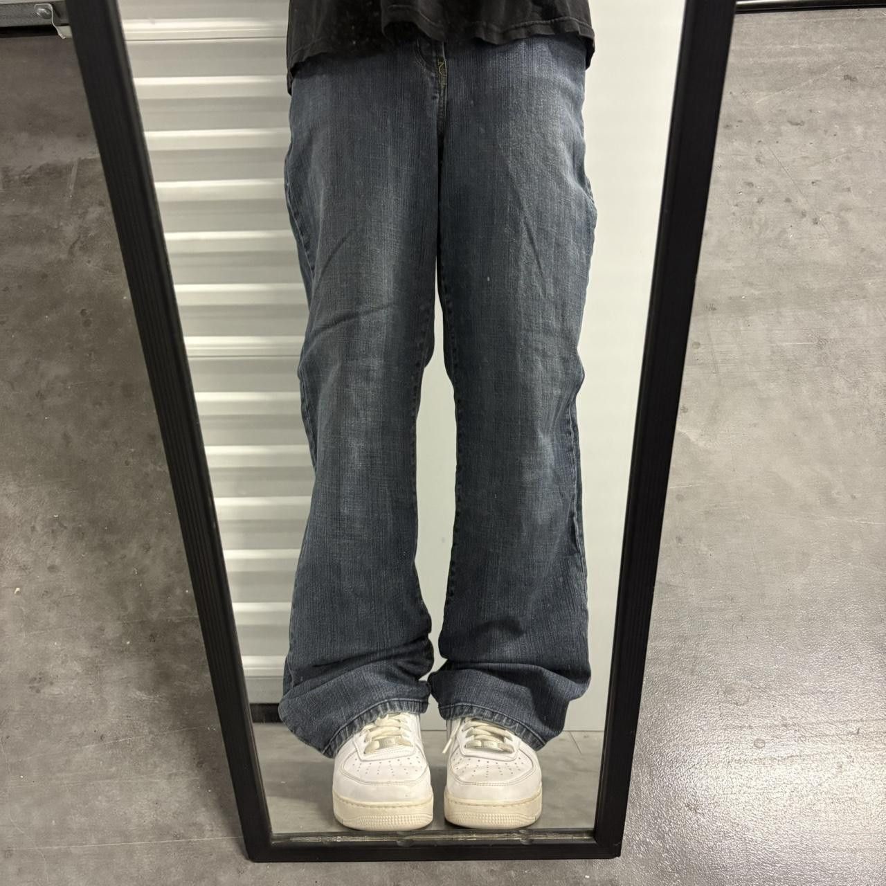 Chicos Crazy Vintage Y2K/2000s Baggy Chico’s Platinum Dark Wash Denim Jeans! Size US 34 / EU 50 - 1 Thumbnail