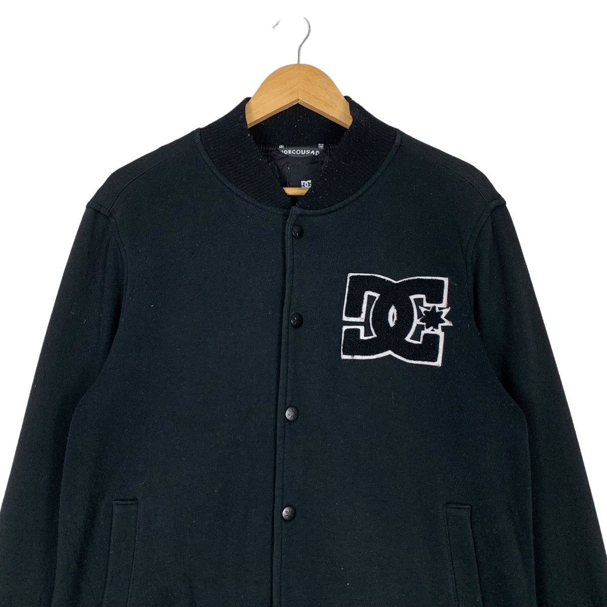 DC DC Shoe Company Big Logo Varsity Jacket #1177-C54 Size US M / EU 48-50 / 2 - 4 Thumbnail
