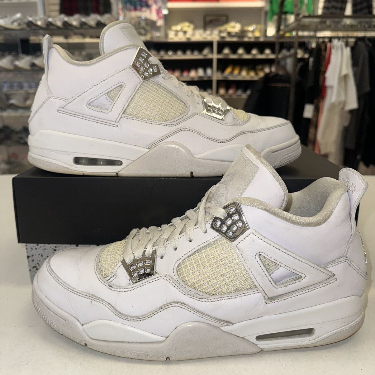 Jordan Brand × Nike Size 13 - Jordan 4 Retro Pure Money (308497-100) Size US 13 / EU 46 - 1 Thumbnail
