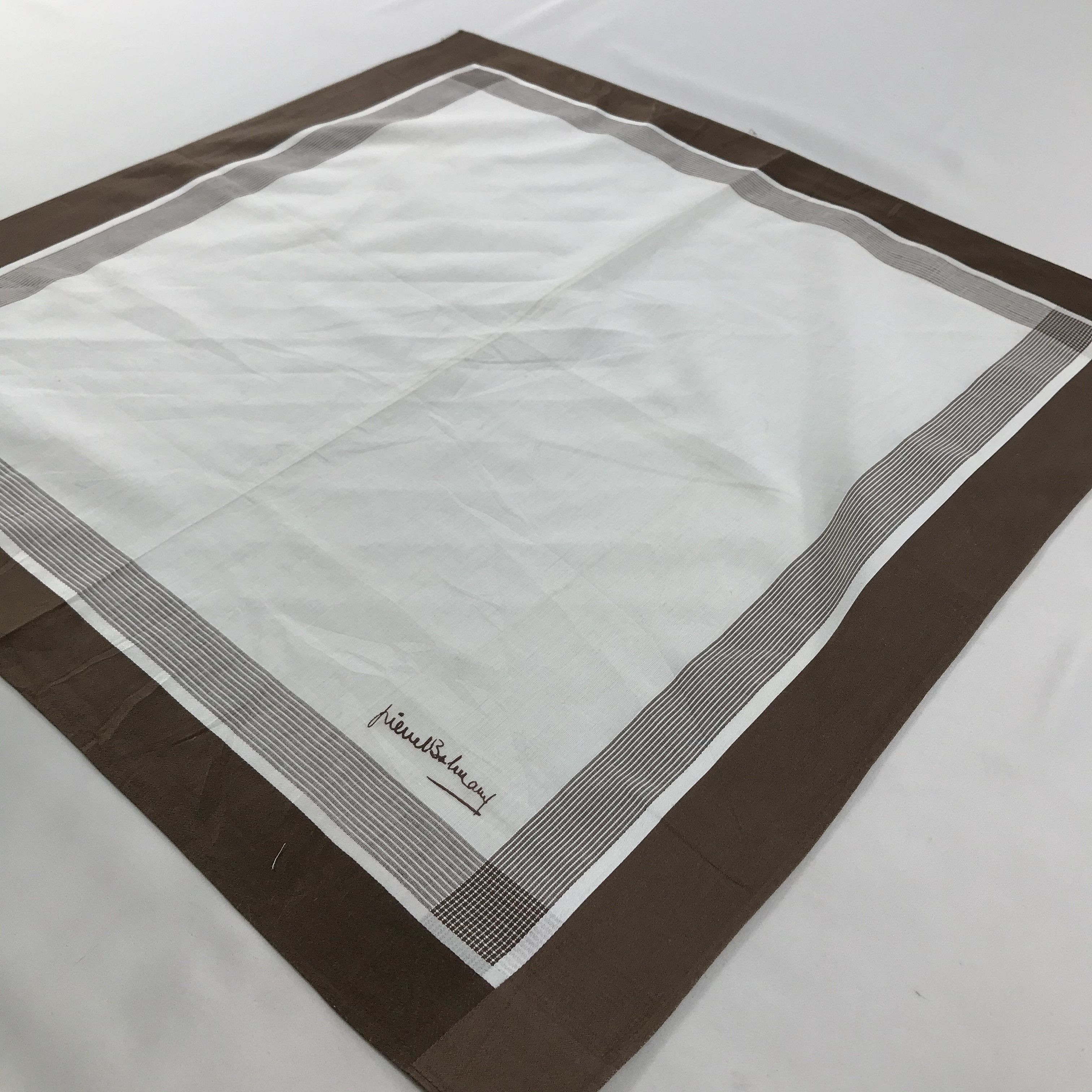 Pierre Balmain × Vintage Pierre Balmain Bandana / Handkerchief / Neckerchief - S1256 Size ONE SIZE - 2 Thumbnail