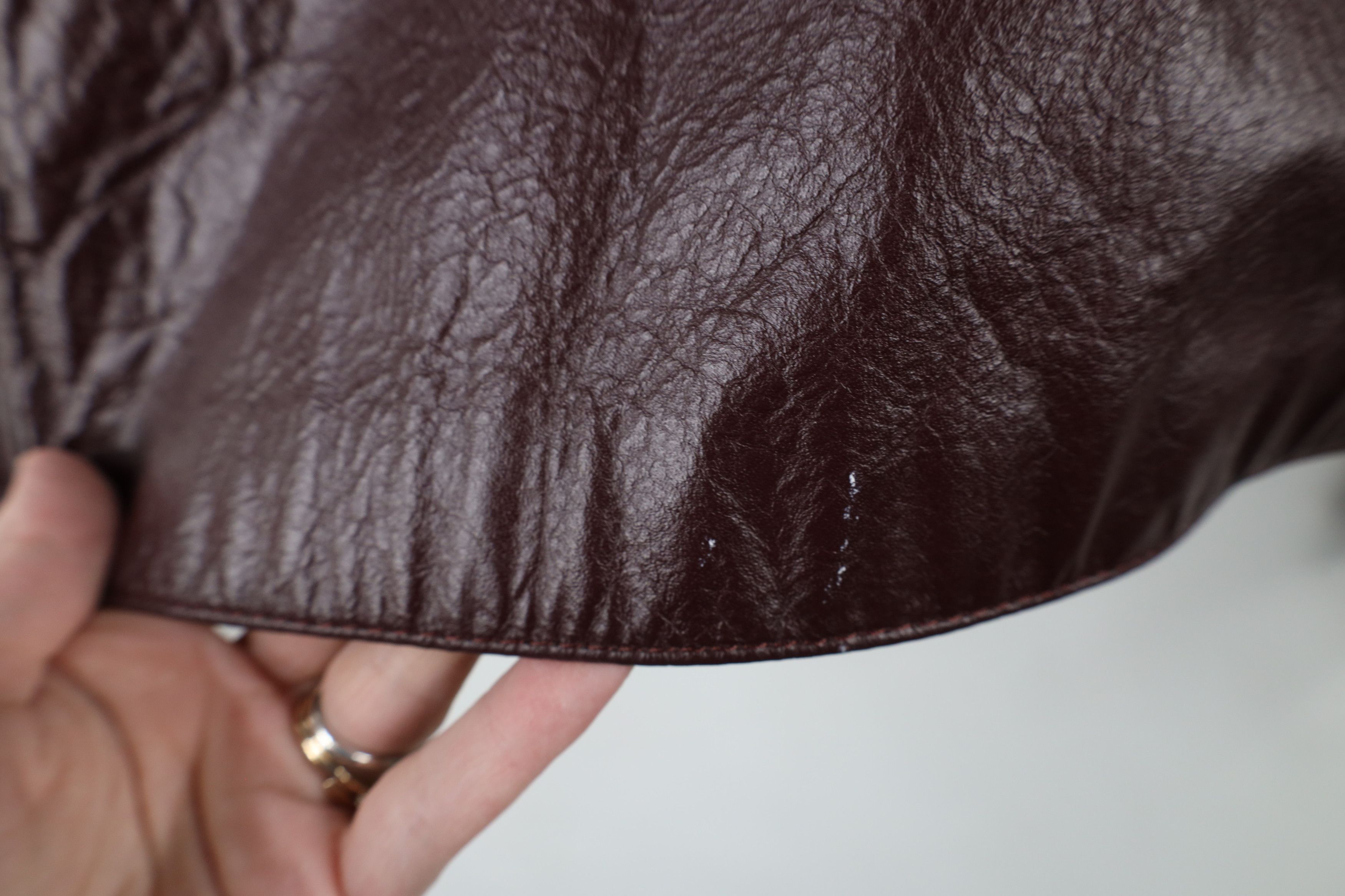 Vintage Vintage 80s 90s Streetwear Leather Jacket Oxblood Red Size S / US 4 / IT 40 - 12 Thumbnail