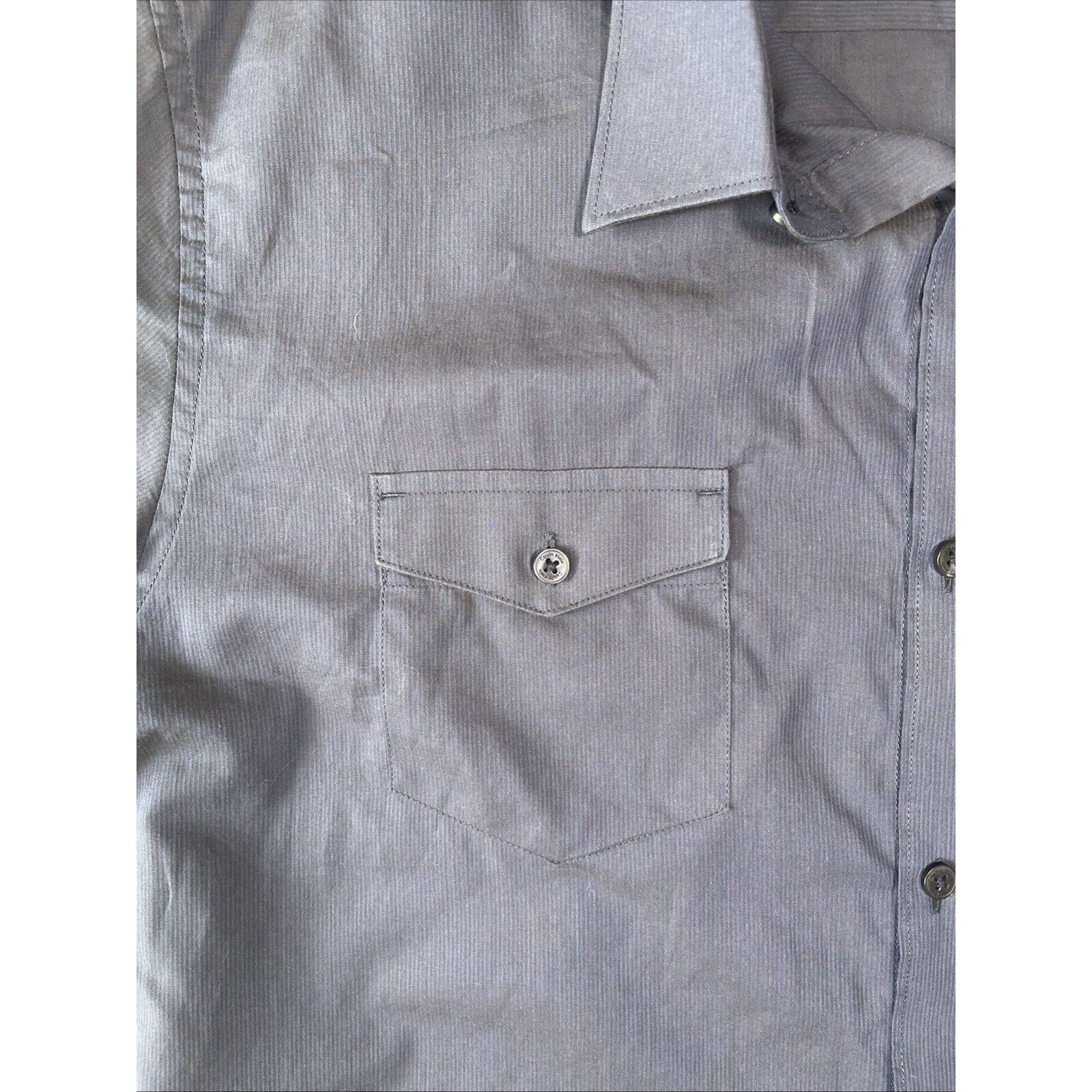 Calvin Klein CALVIN KLEIN Men's Short SLV Button-Front Shirt size XL/ TG Size US XL / EU 56 / 4 - 3 Thumbnail