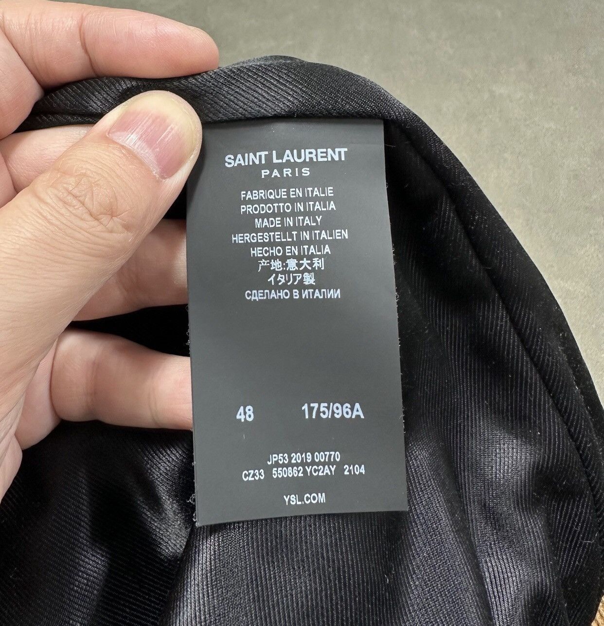 Saint Laurent Paris Saint Laurent Leather Suede Jacket 2412-Nextarrow Size US M / EU 48-50 / 2 - 6 Thumbnail