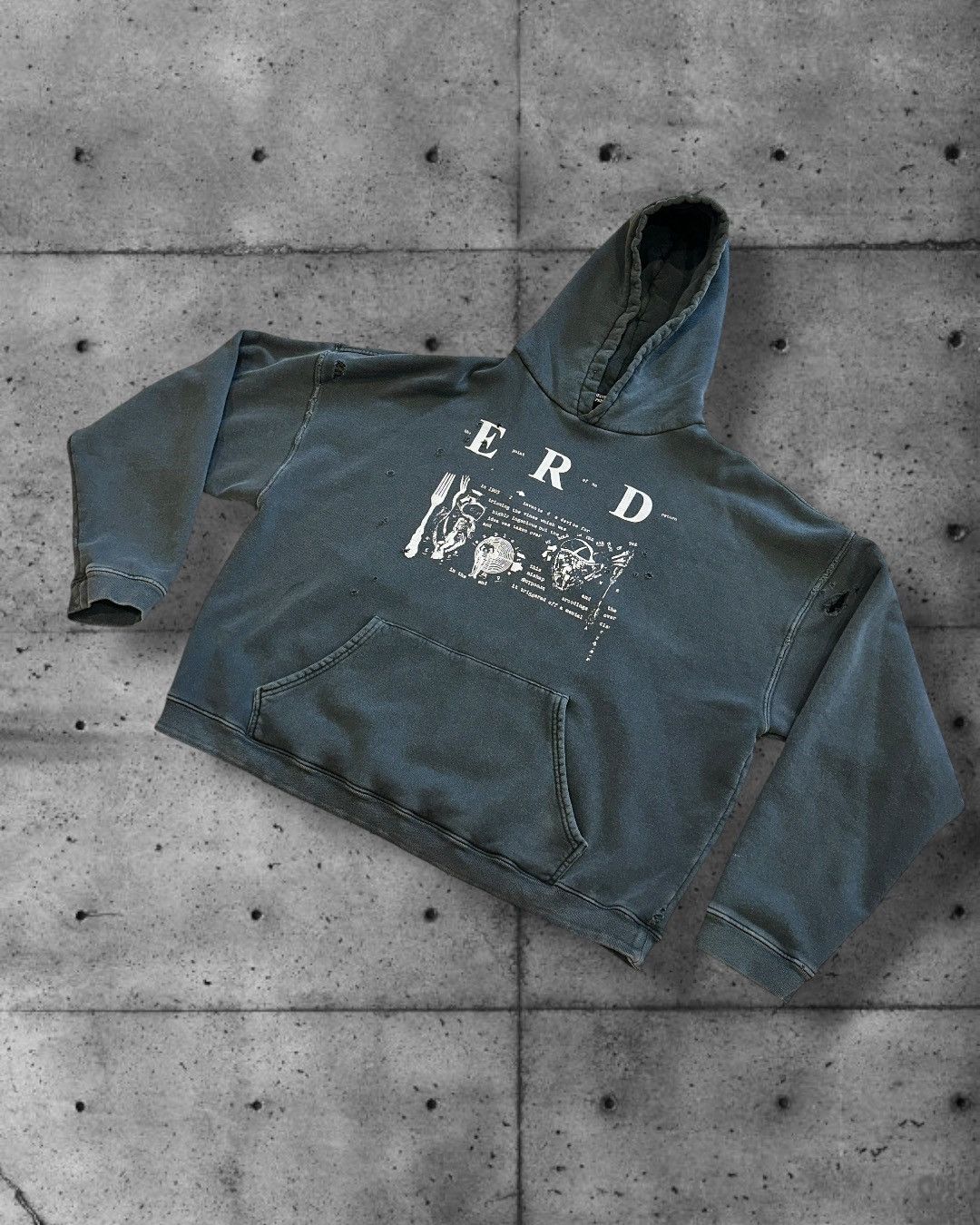 Enfants Riches Deprimes ENFANTS RICHES DEPRIMES My Role in the War Hoodie XL Size US XL / EU 56 / 4 - 2 Thumbnail
