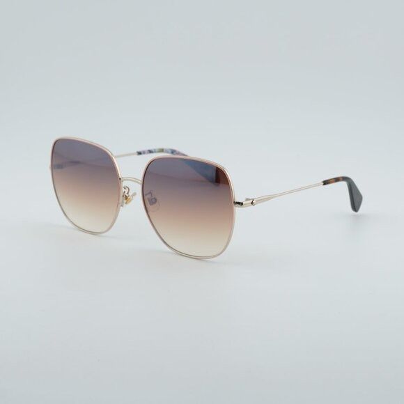 Kate Spade Kate Spade CHARLI/F/S 0AU2 NQ Sunglasses Red Gold Square Size ONE SIZE - 1 Thumbnail
