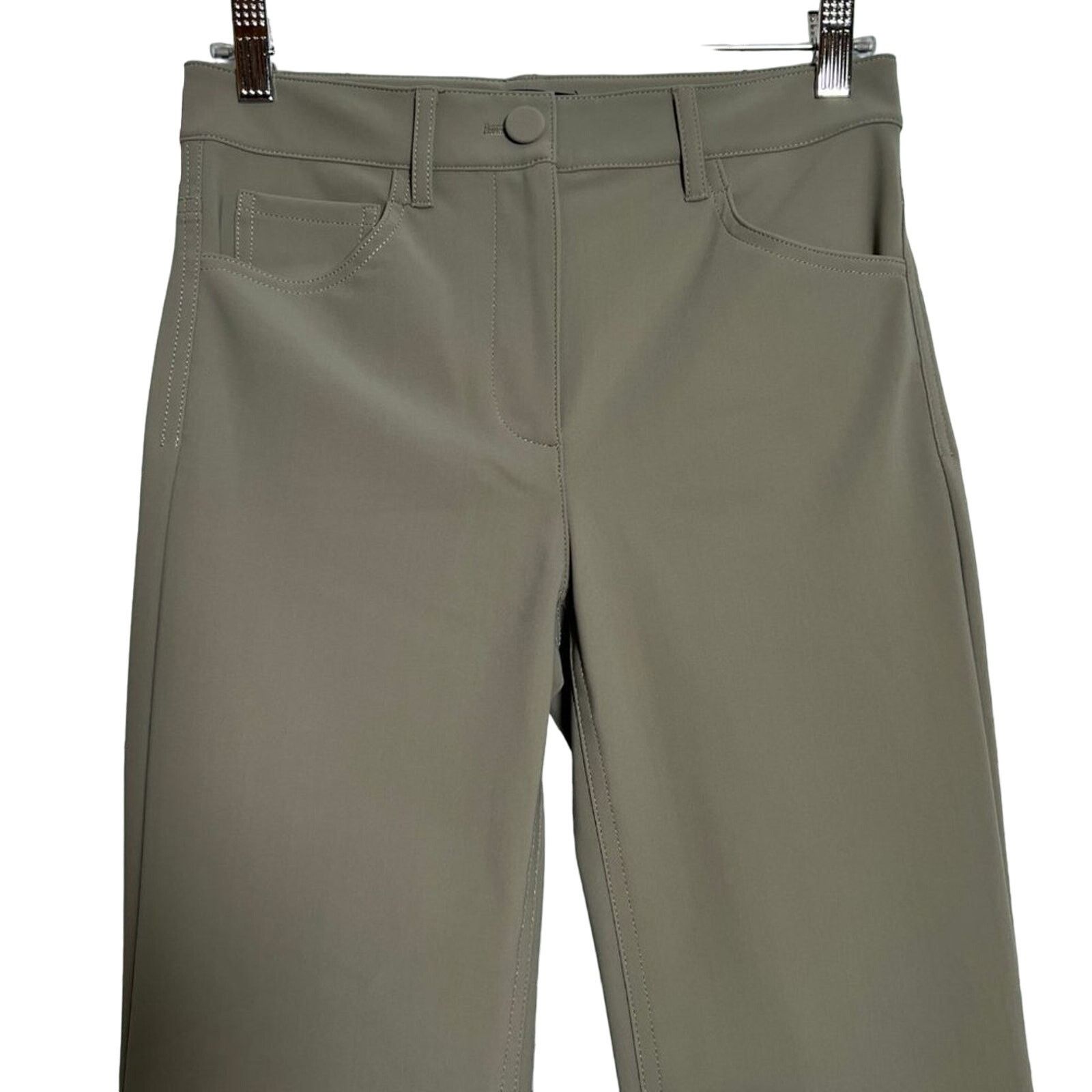 Theory Theory Treeca Precision Ponte Slim Pant Green Size 0 NWOT Size 25" / US 0 / IT 36 - 9 Thumbnail