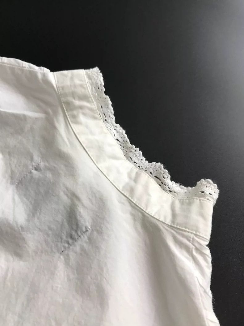 Comme des Garcons Comme Des Garcons Vintage shirt with lace trim Size M / US 6-8 / IT 42-44 - 4 Thumbnail