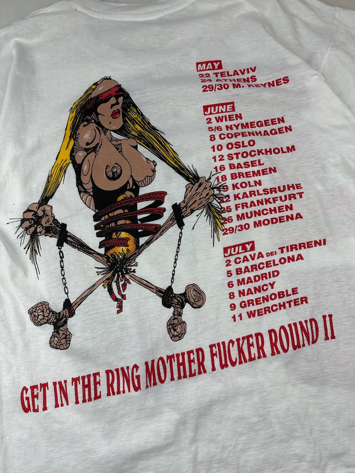 Band Tees Axl Rose Vintage Guns N Roses T Shirts Vintage Band Tees Size US XL / EU 56 / 4 - 11 Thumbnail