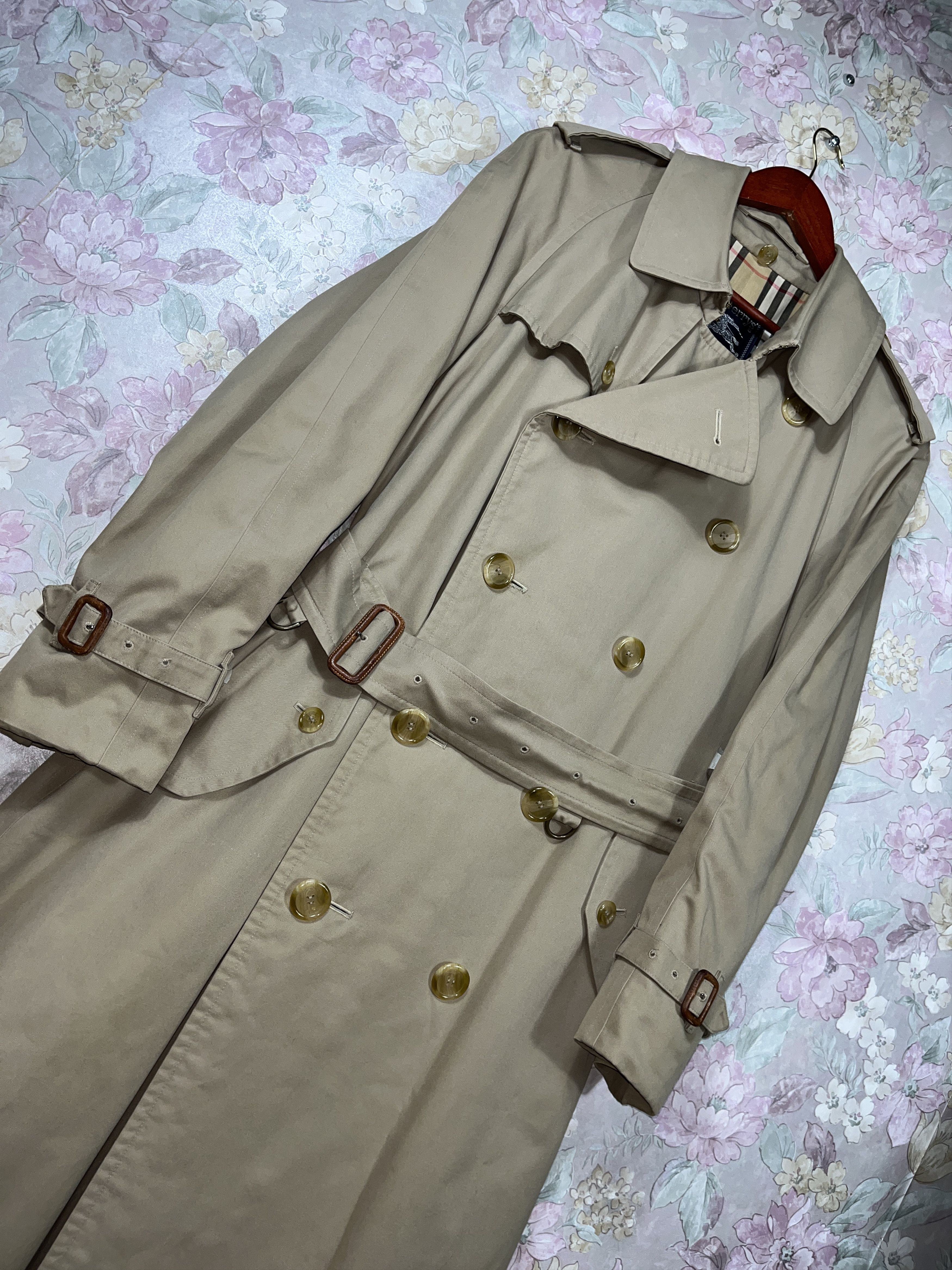 Burberry Burberry's Coat Trench Nova Check Vintage 90s Beige Size L Size US L / EU 52-54 / 3 - 6 Thumbnail
