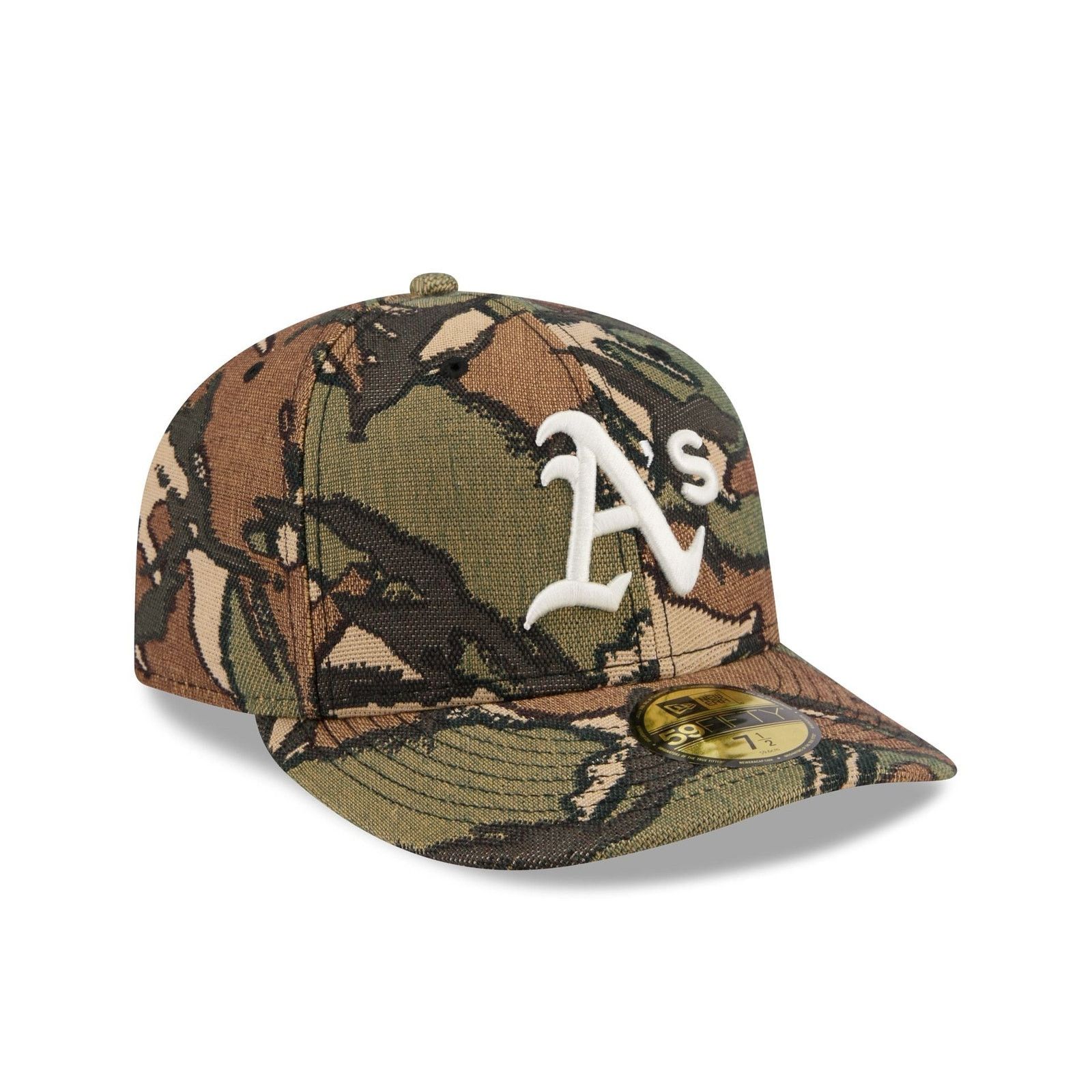 New Era New Era Athletics Three Looms Jacquard Camo 59FIFTY - Size 8 Size ONE SIZE - 3 Thumbnail