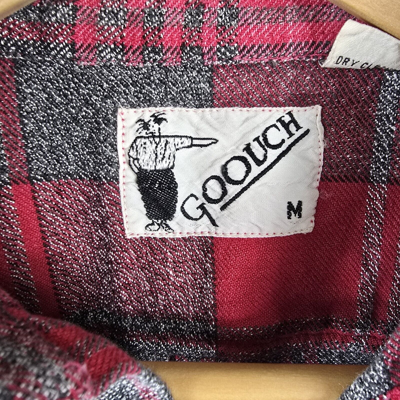 Other VINTAGE Goouch Shirt Men Medium Red Flannel Plaid Size US M / EU 48-50 / 2 - 4 Thumbnail