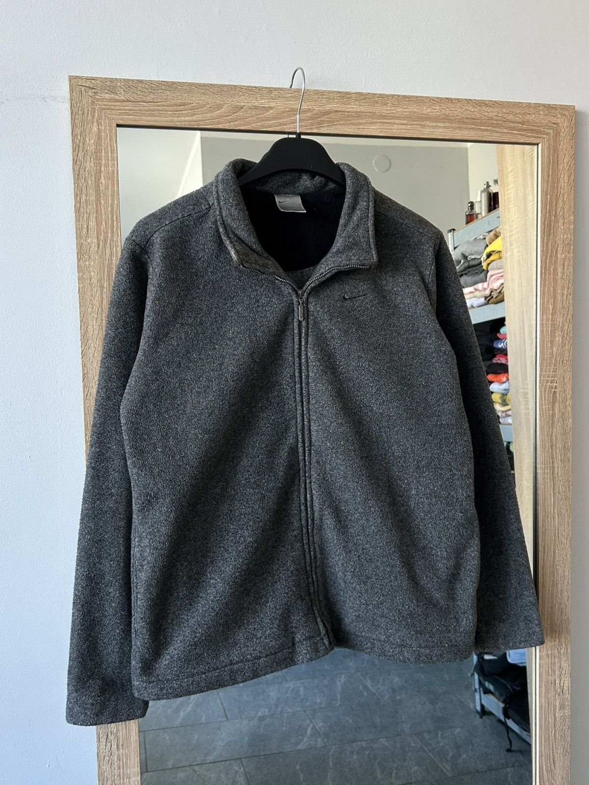 Nike Vintage fleece Nike swoosh zip sweatshirt small Size US S / EU 44-46 / 1 - 3 Thumbnail