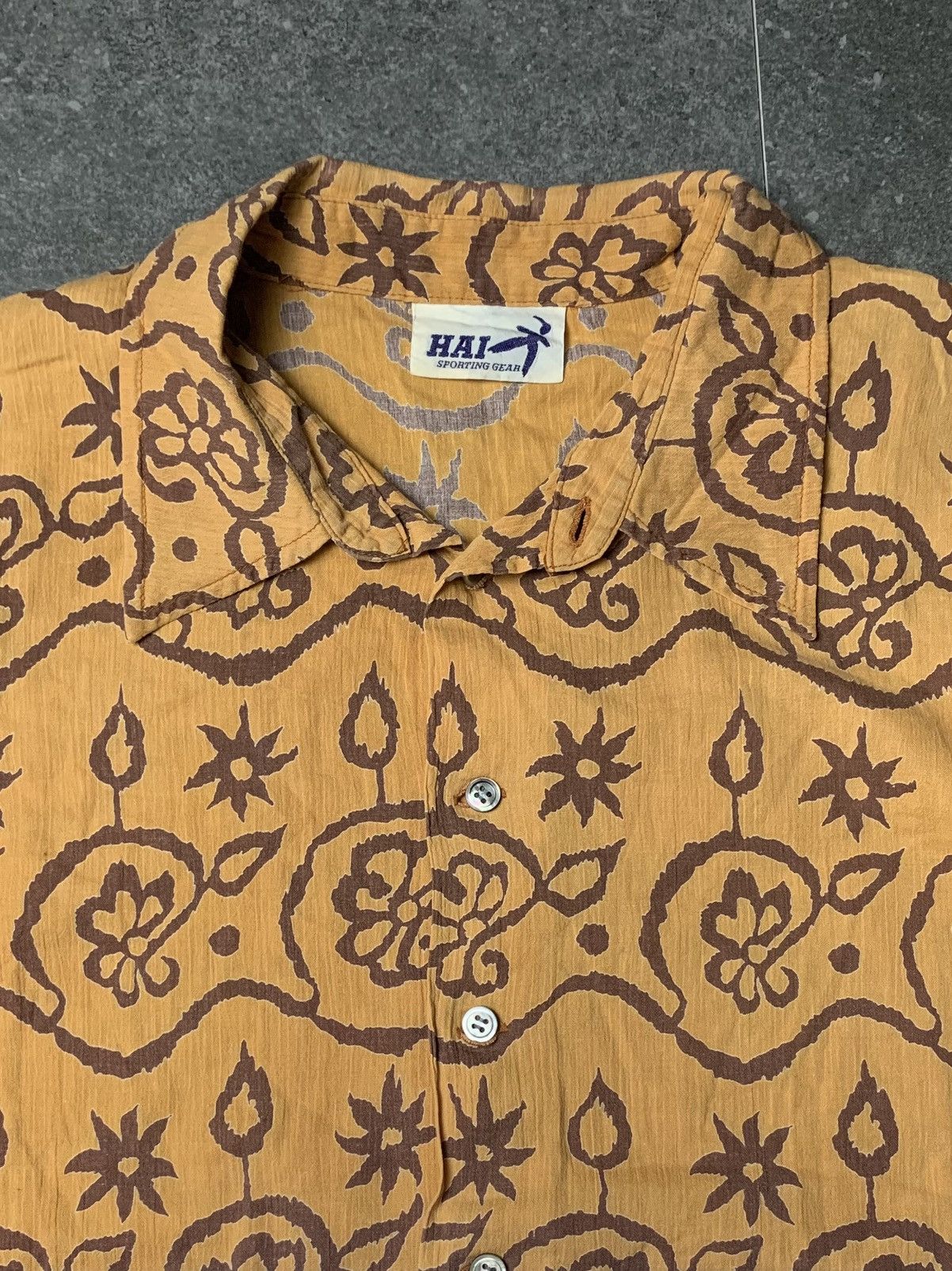 Hai Sporting Gear 1990s Hai Sporting Gear Pattern Shirt Size US S / EU 44-46 / 1 - 2 Thumbnail