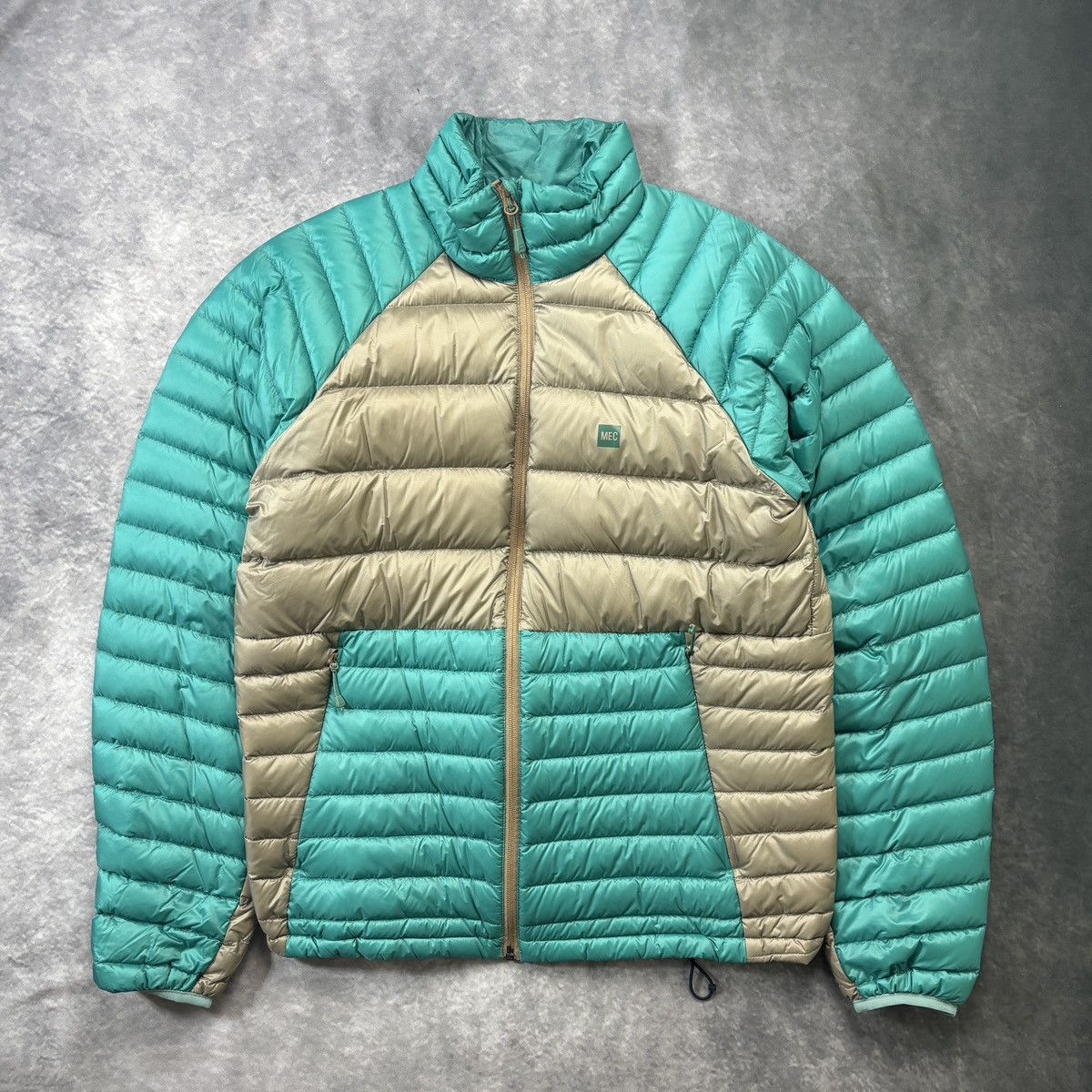 Mountain Equipment MEC Puffer Jacket 700 Down Jacket Quilted Raglan Hooded Gorp Size US M / EU 48-50 / 2 - 10 Thumbnail