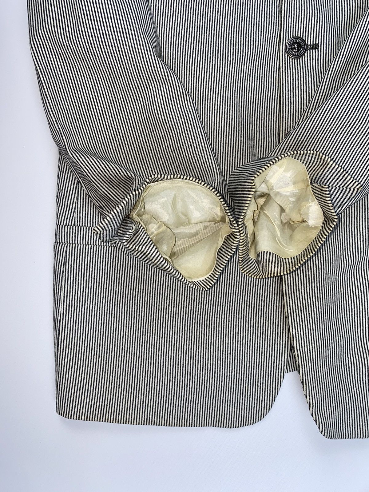 Versus Versace Versus Gianni Versace vintage blazer jacket black white man Size US L / EU 52-54 / 3 - 6 Thumbnail